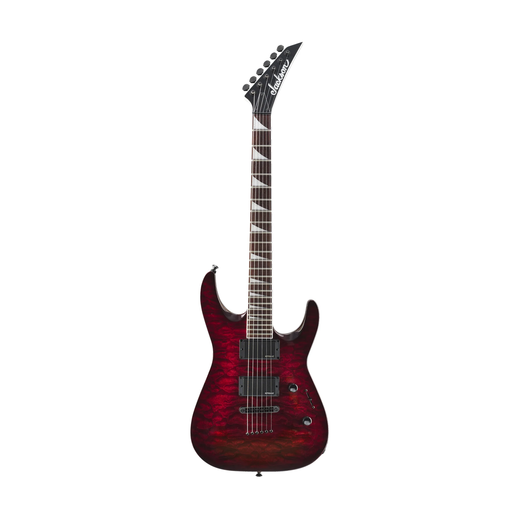Jackson DKXT Dinky Electric Guitar, Transparent Red