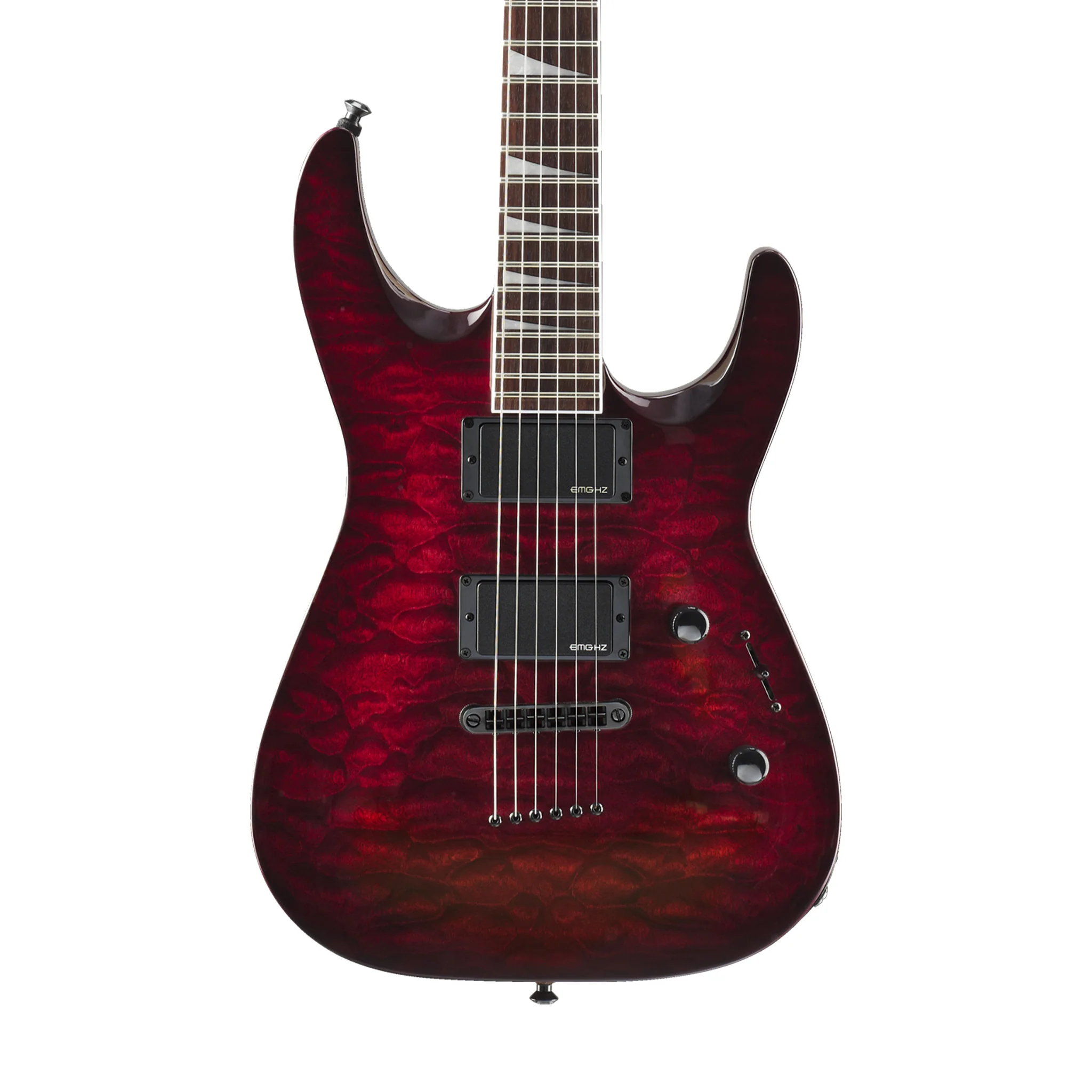 Jackson DKXT Dinky Electric Guitar, Transparent Red - Image 2