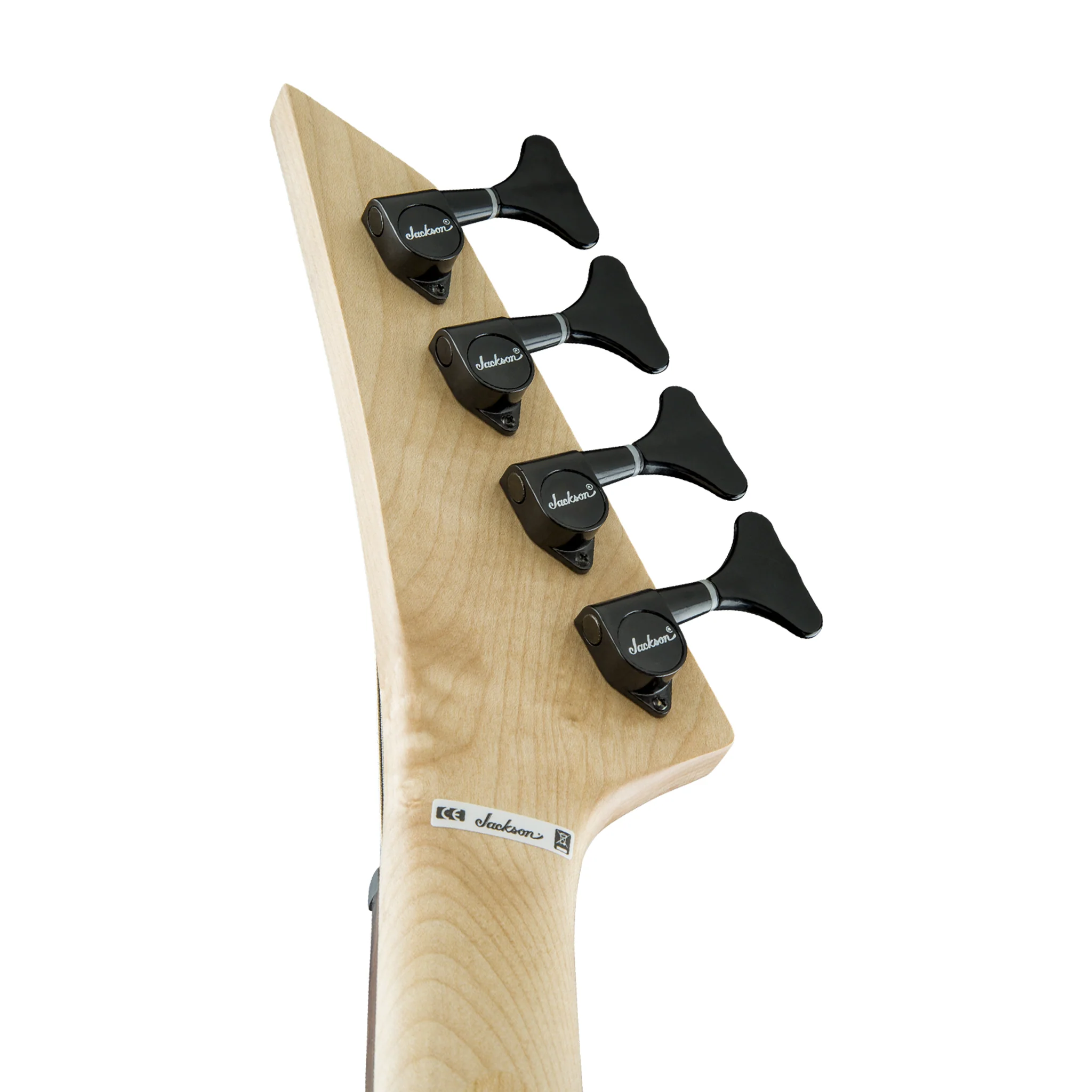 Jackson JS Series Concert Bass JS2 Guitar, Amaranth FB, Satin Black - Image 6