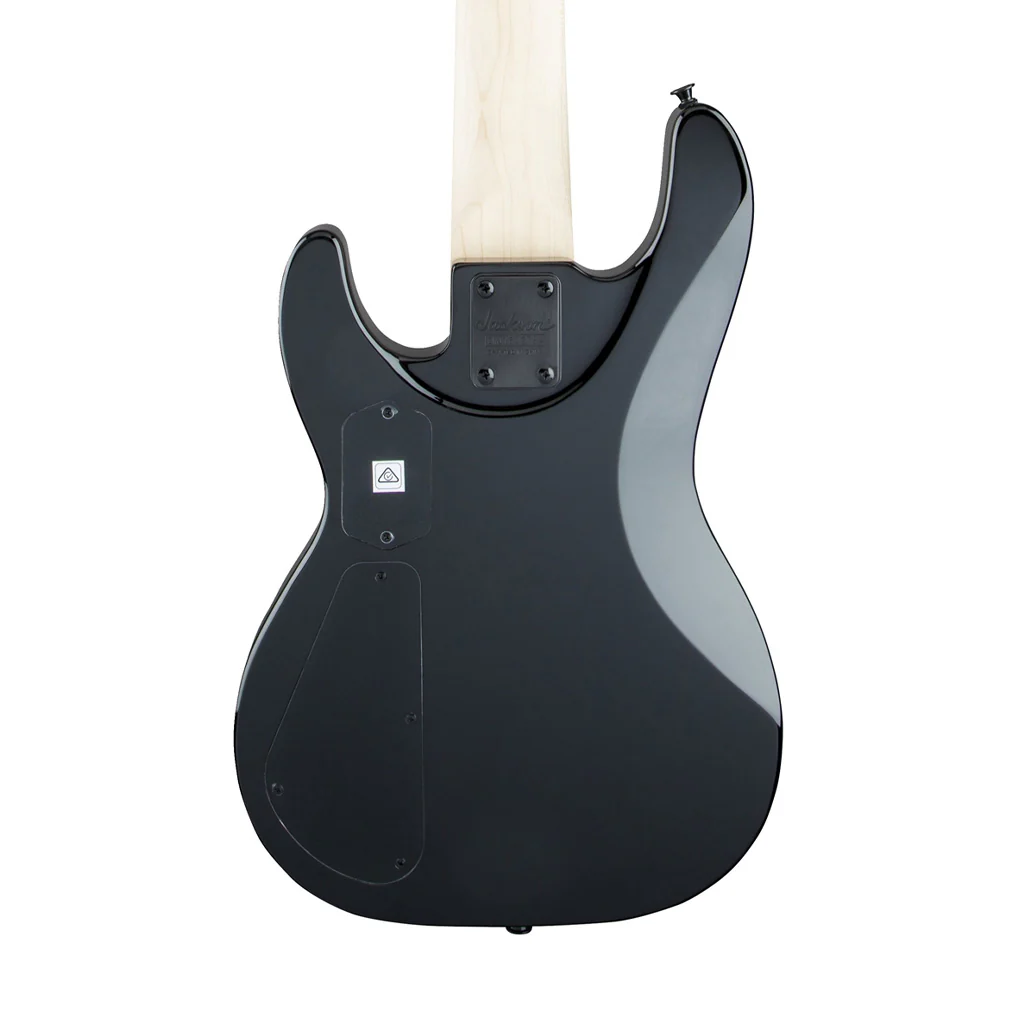 Jackson JS Series Concert Bass JS3VQ Guitar, Amaranth FB, Transparent Black - Image 5