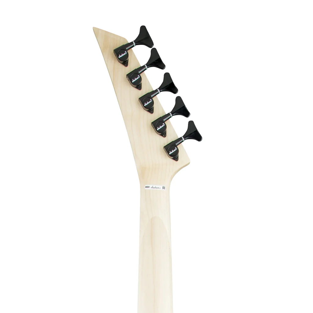 Jackson JS Series Concert Bass JS3VQ Guitar, Amaranth FB, Transparent Black - Image 8