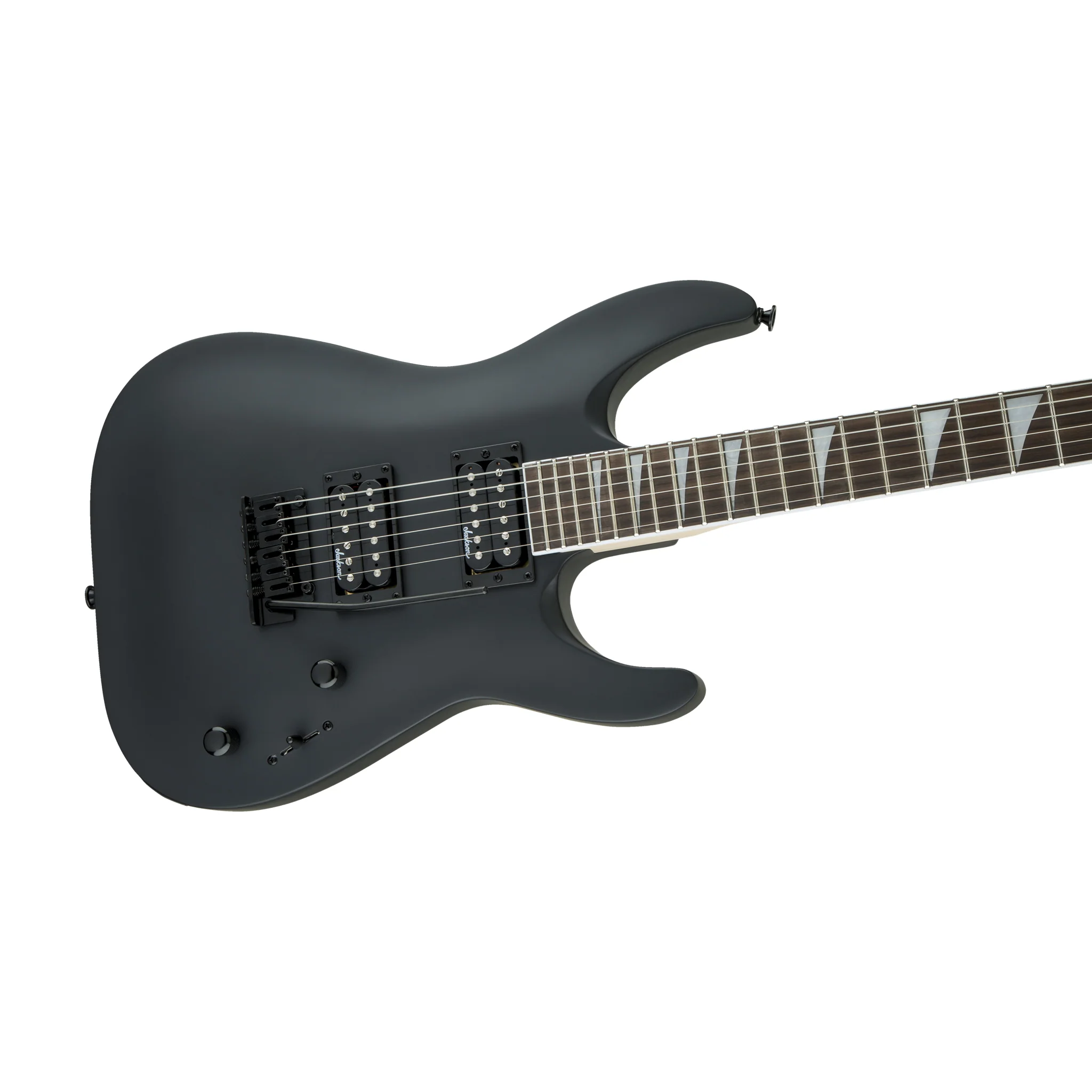 Jackson JS Series Dinky Arch Top JS22 DKA Electric Guitar, Amaranth FB, Satin Black - Image 5