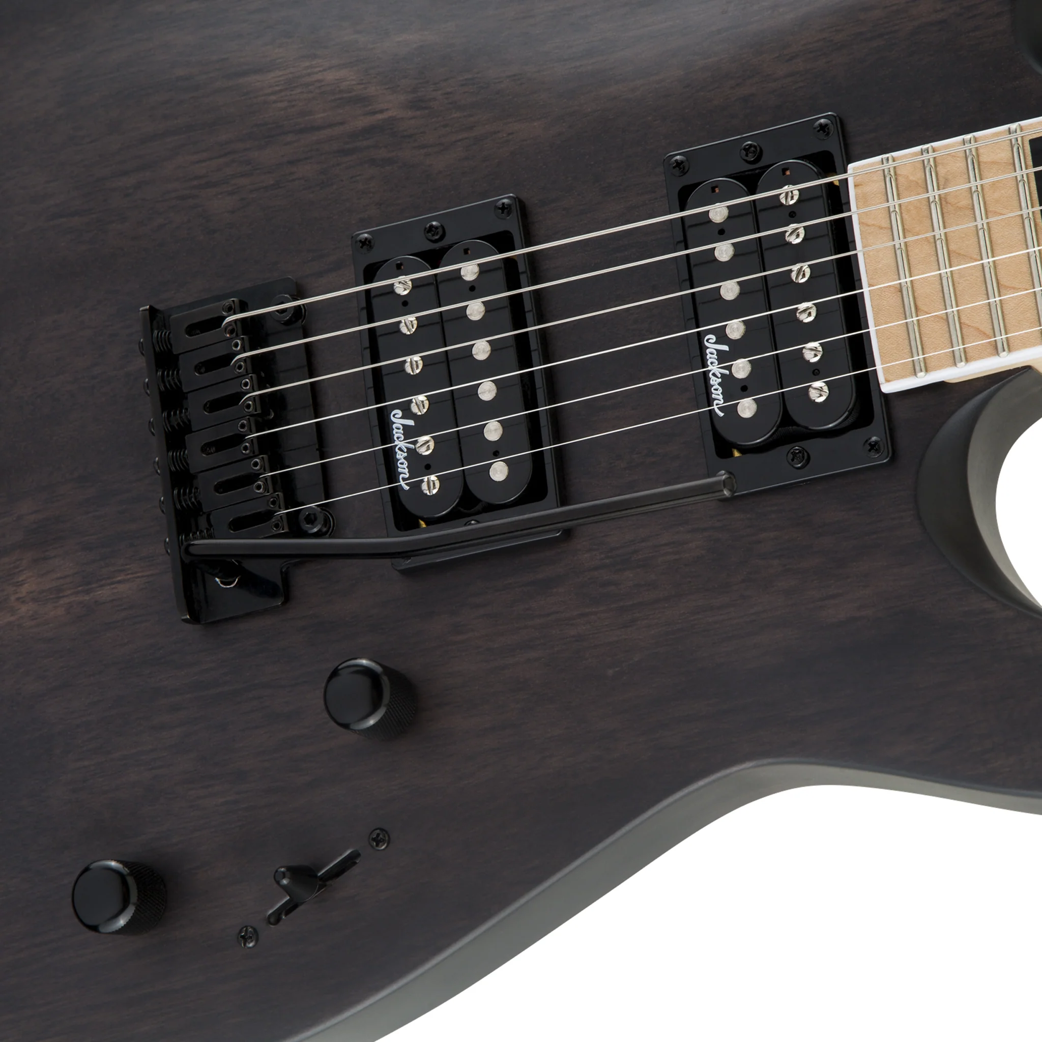 Jackson JS Series Dinky Arch Top JS22 DKAM Electric Guitar, Maple FB, Black Stain - Image 6