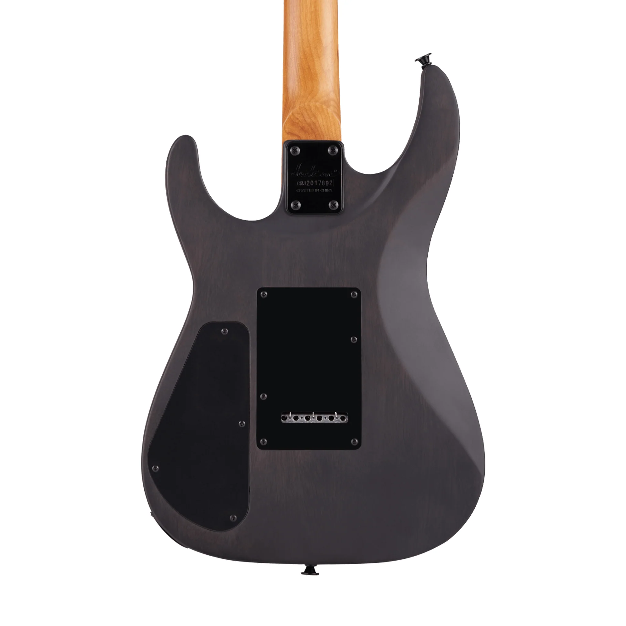 Jackson JS Series Dinky Arch Top JS24 DKAM Electric Guitar, Caramelized Maple FB, Black Stain - Image 4