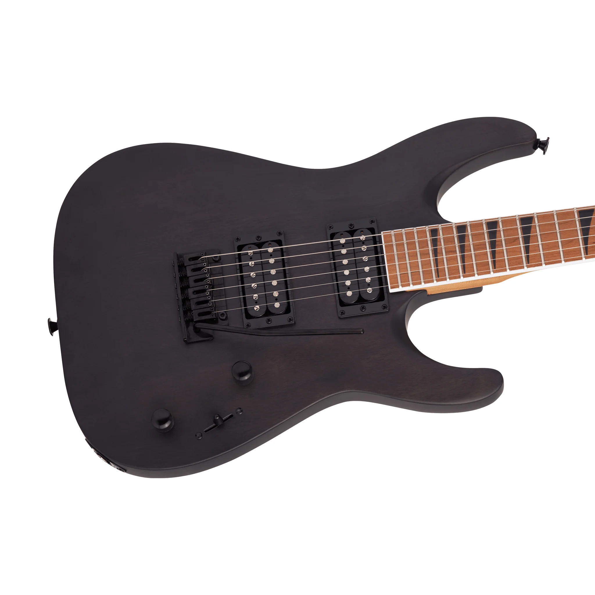 Jackson JS Series Dinky Arch Top JS24 DKAM Electric Guitar, Caramelized Maple FB, Black Stain - Image 5