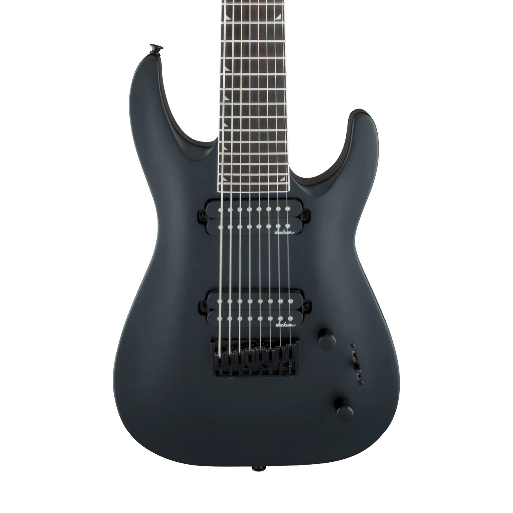 Jackson JS Series Dinky Arch Top JS32-8 DKA HT Electric Guitar, Amaranth FB, Satin Black - Image 3