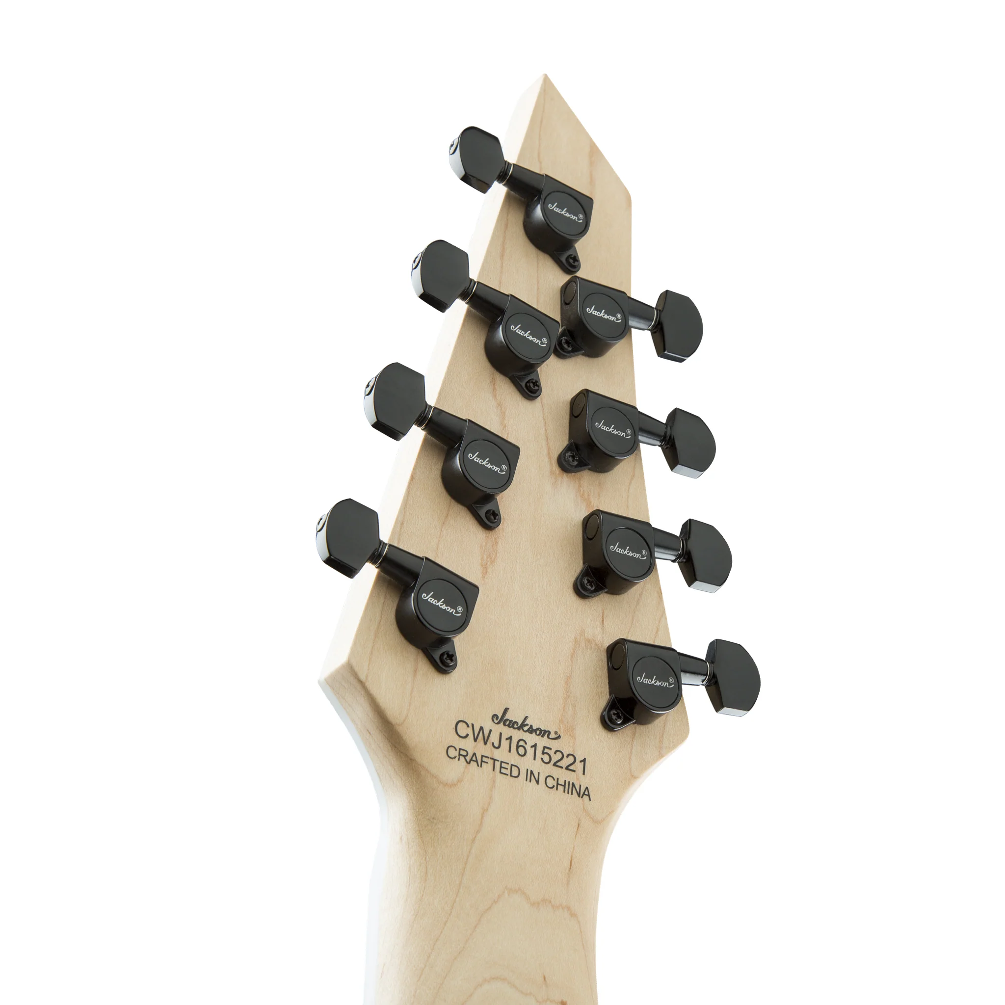 Jackson JS Series Dinky Arch Top JS32-8 DKA HT Electric Guitar, Amaranth FB, Satin Black - Image 7