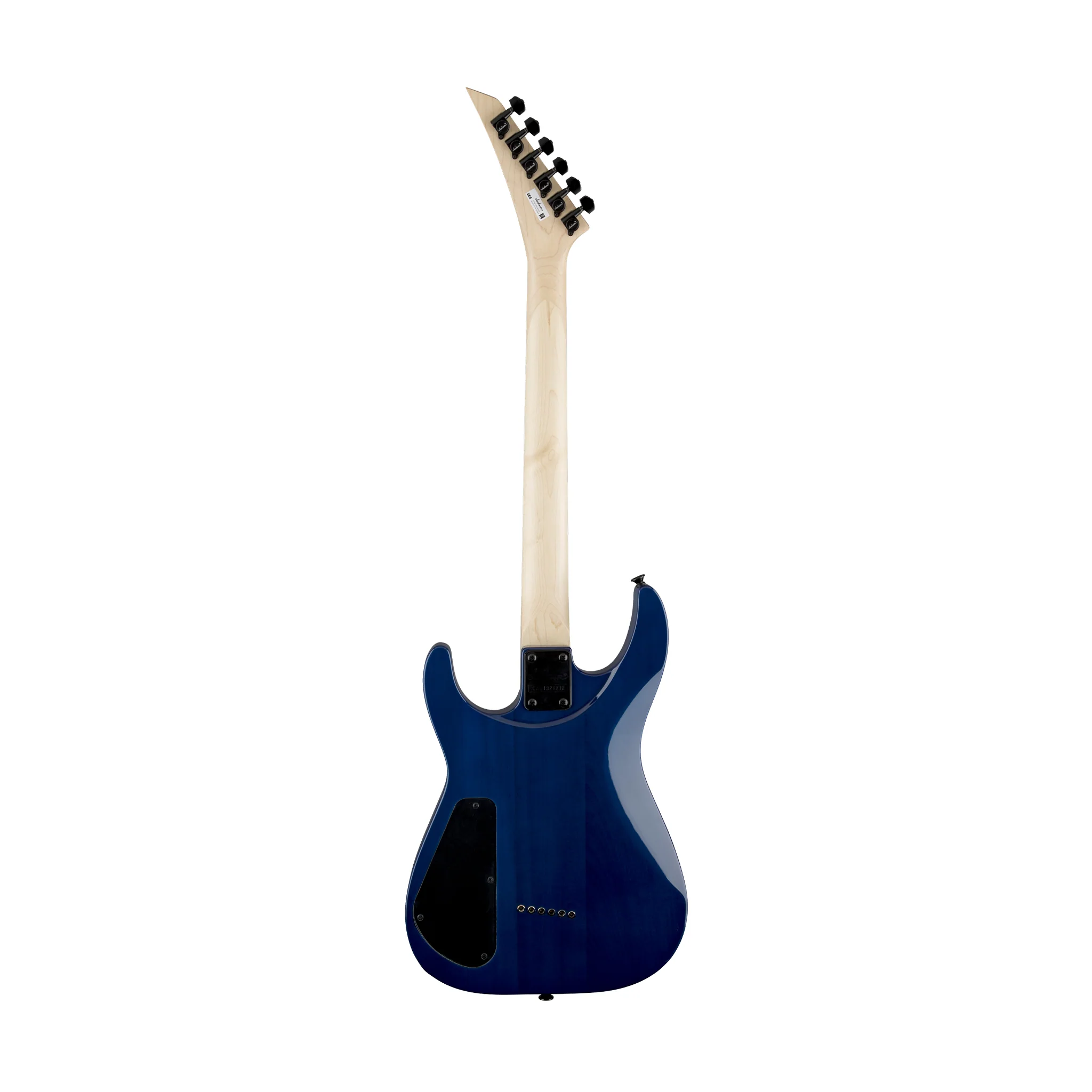 Jackson JS Series Dinky Arch Top JS32TQ Electric Guitar, Transparent Blue - Image 2