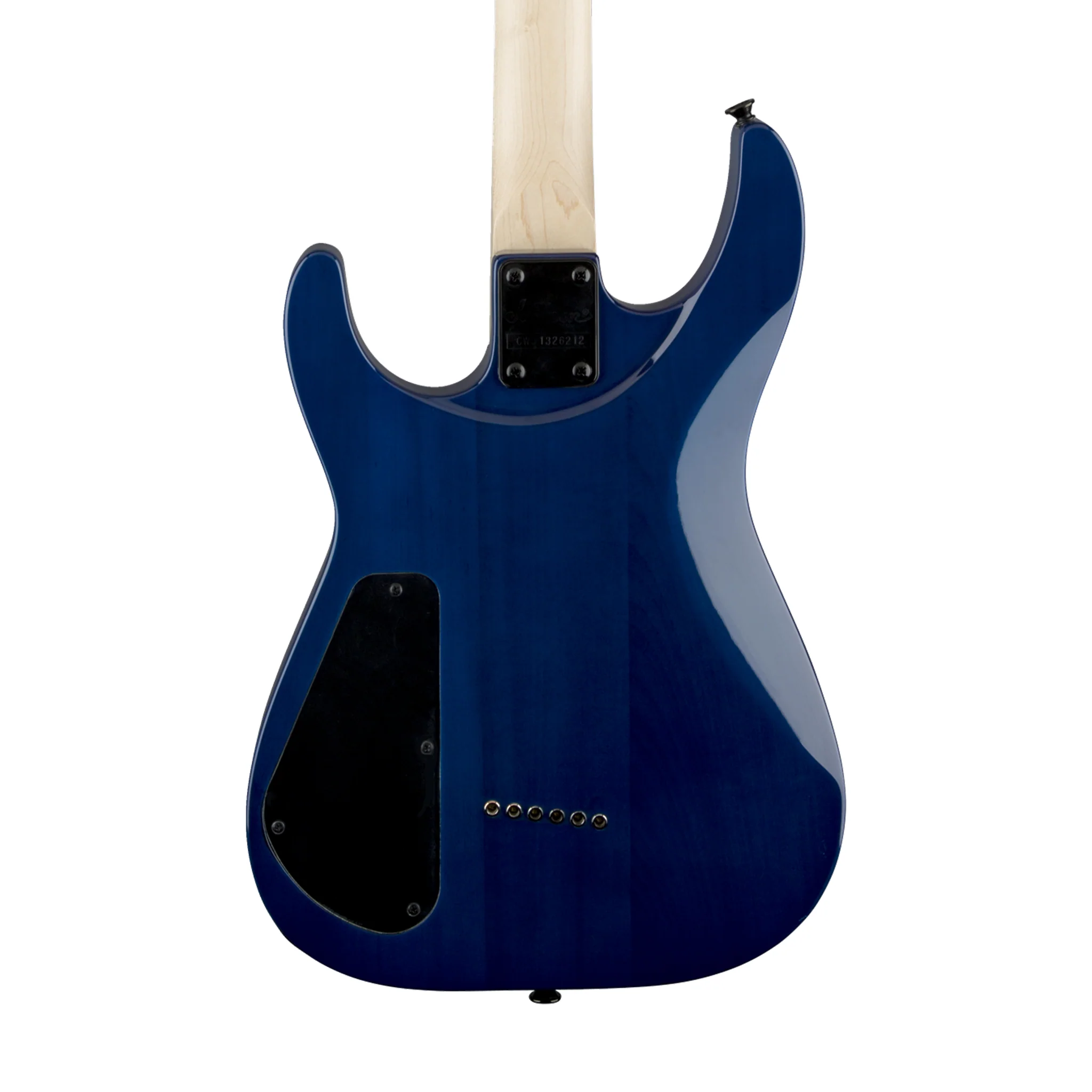 Jackson JS Series Dinky Arch Top JS32TQ Electric Guitar, Transparent Blue - Image 4