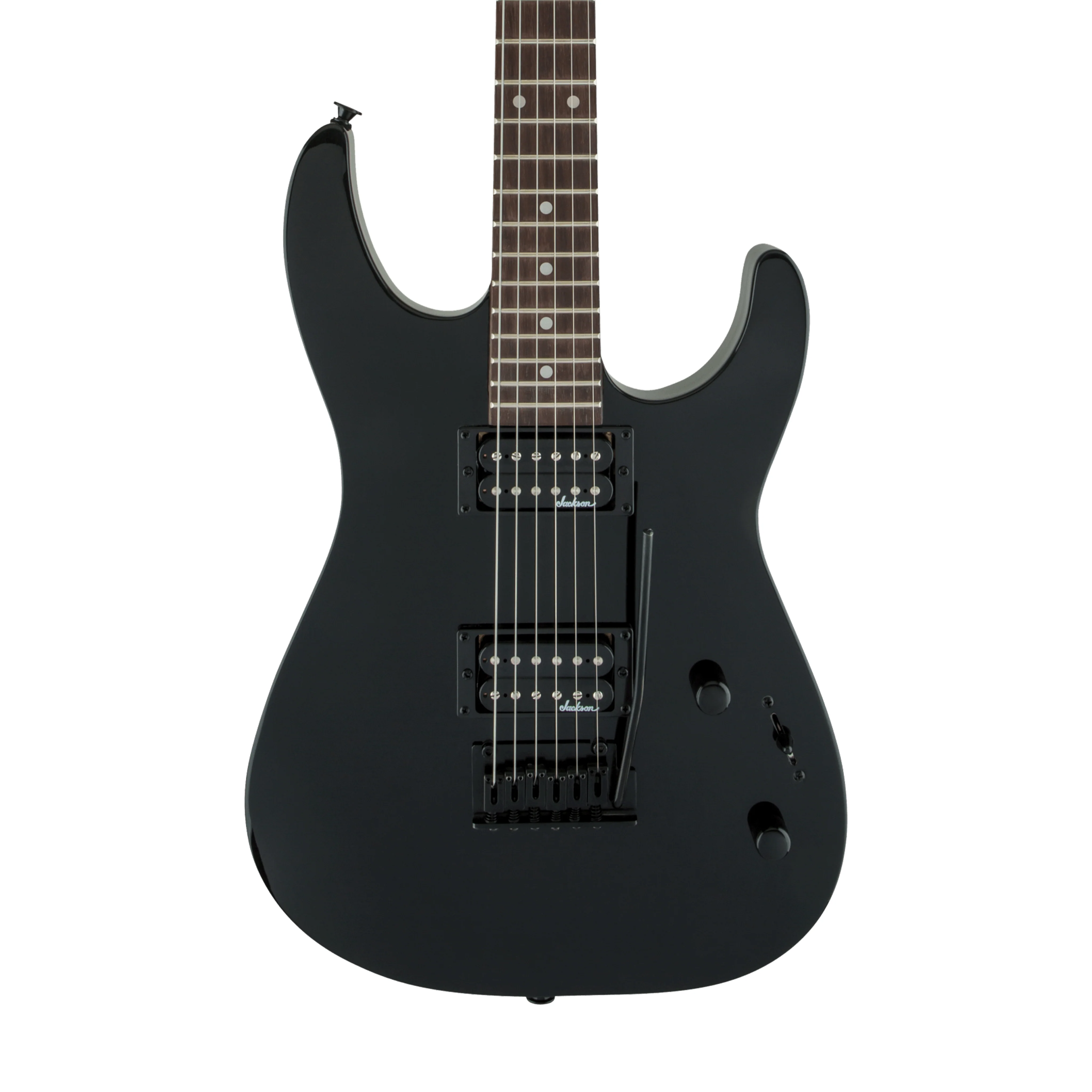 Jackson JS Series Dinky JS11 Electric Guitar, Amaranth FB, 22-Frets, Gloss Black - Image 3