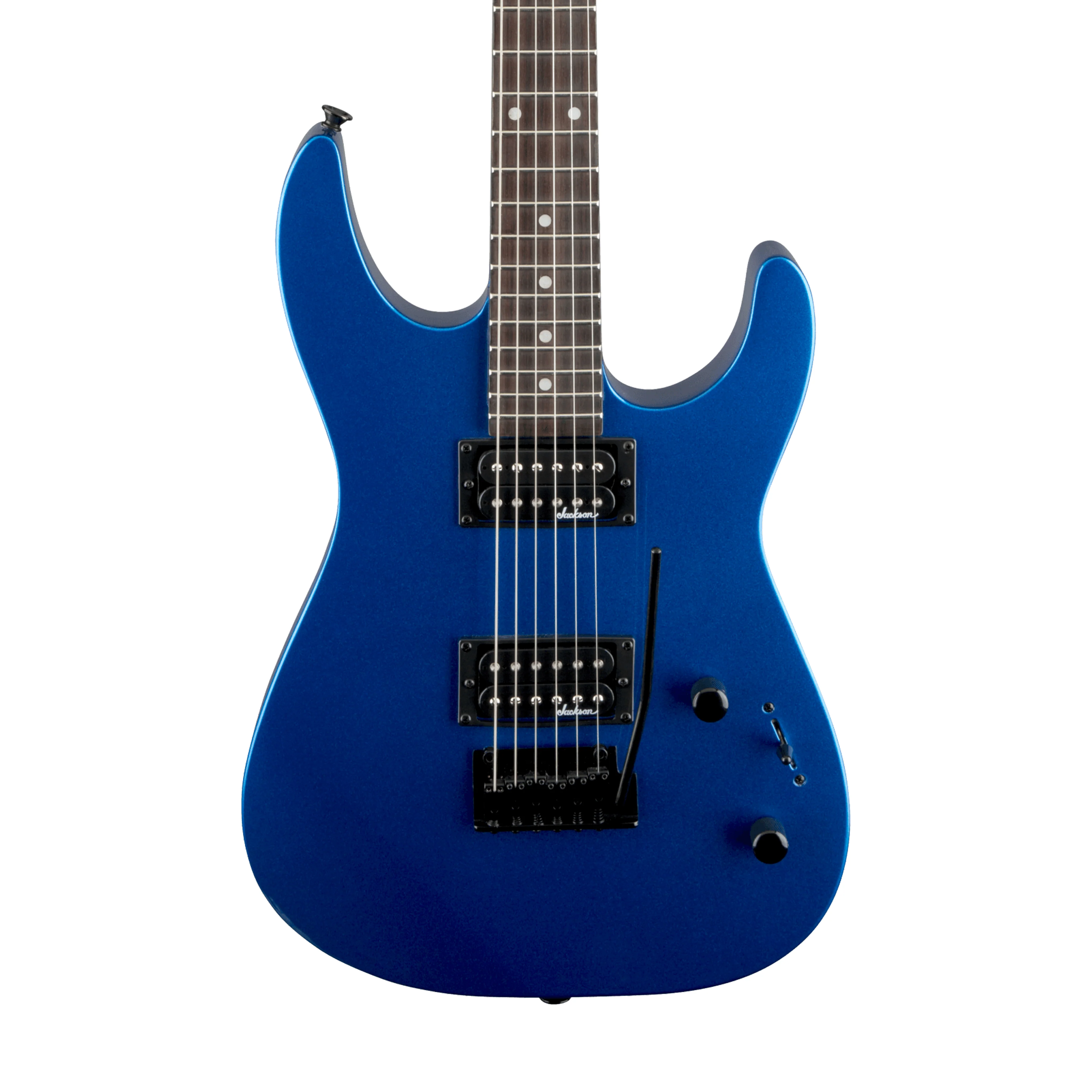 Jackson JS Series Dinky JS11 Electric Guitar, Amaranth FB, Metallic Blue - Image 3