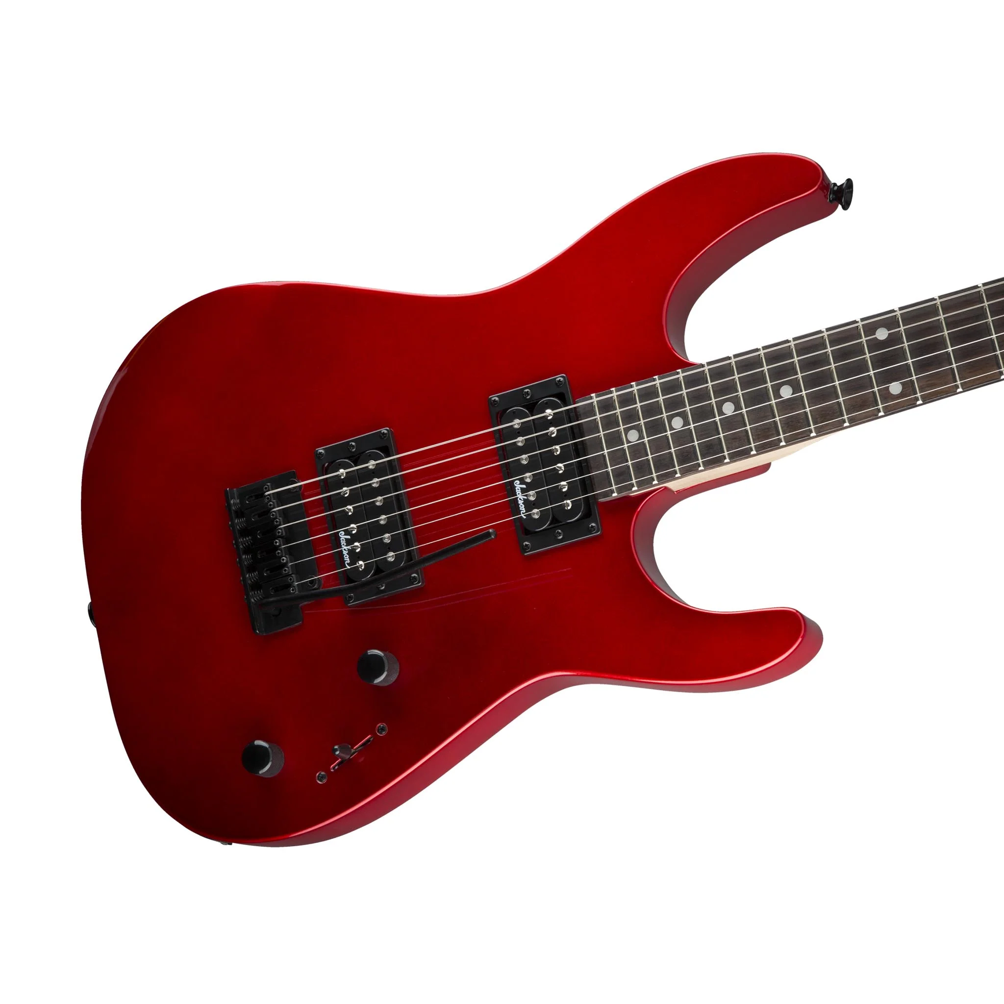 Jackson JS Series Dinky JS11 Electric Guitar, Amaranth FB, Metallic Red - Image 5