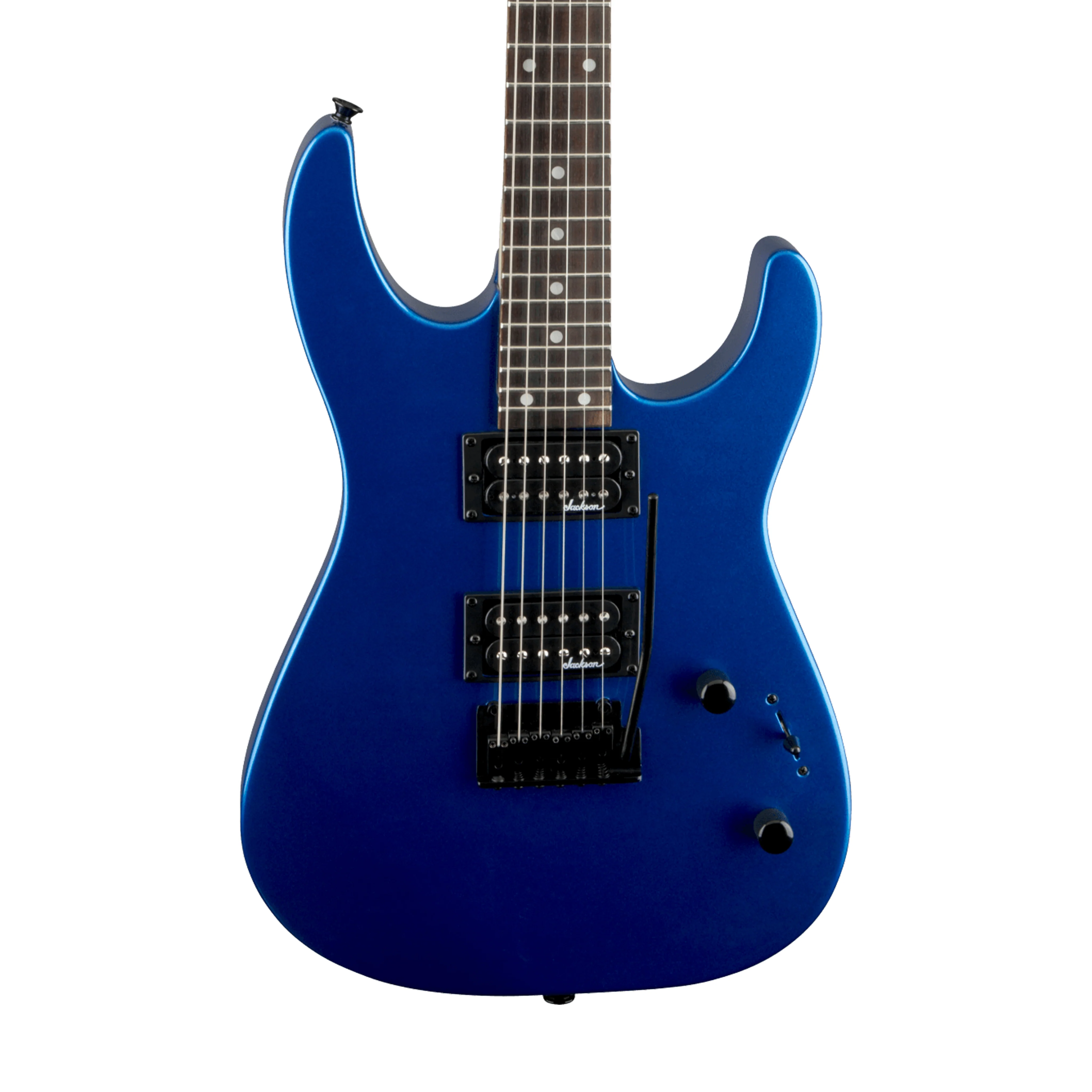 Jackson JS Series Dinky JS12 Electric Guitar, Amaranth FB, Metallic Blue - Image 3