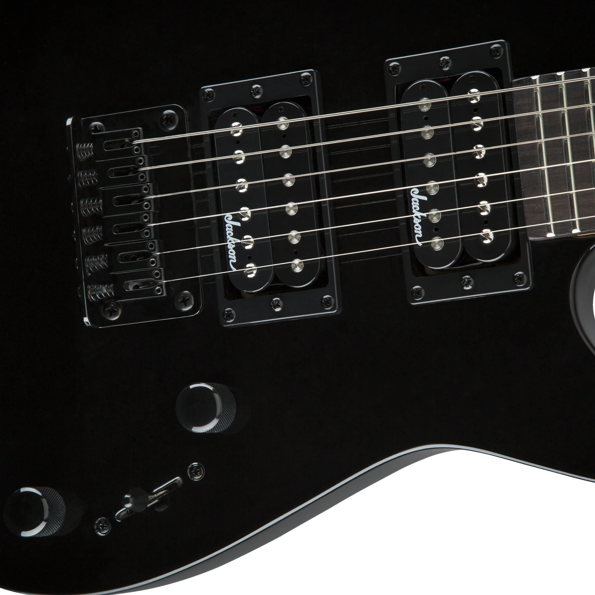 Jackson JS Series Dinky Minion JS1X Electric Guitar, Amaranth FB, Black - Image 8