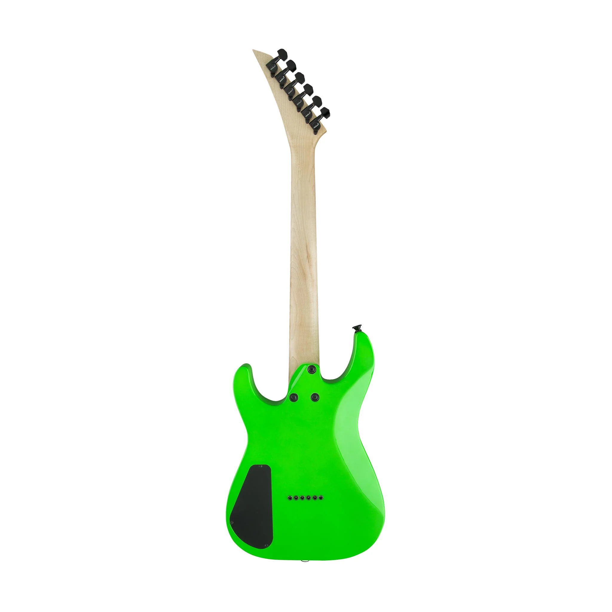 Jackson JS Series Dinky Minion JS1X Electric Guitar, Amaranth FB, Neon Green - Image 2