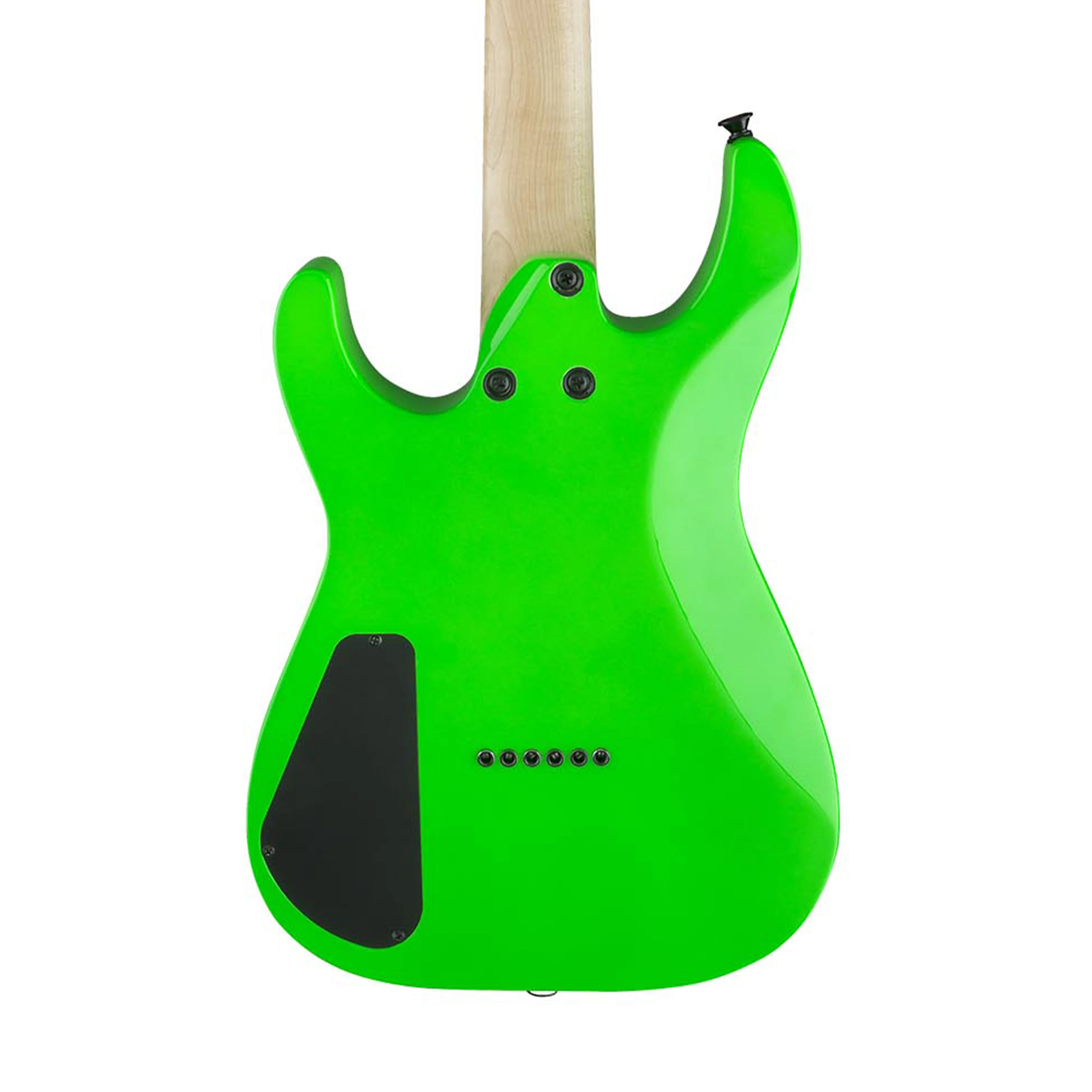 Jackson JS Series Dinky Minion JS1X Electric Guitar, Amaranth FB, Neon Green - Image 4