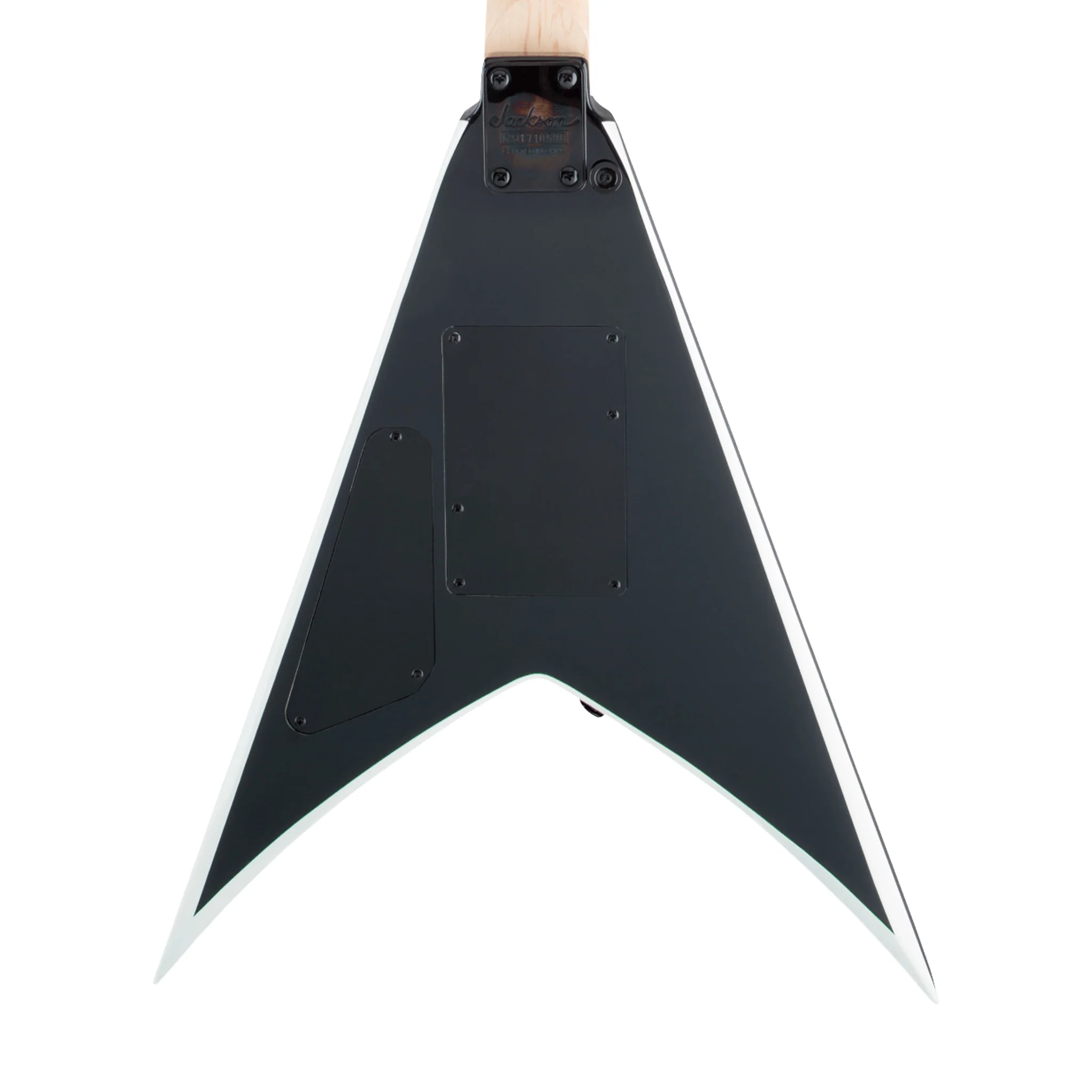 Jackson JS Series King V JS32 Electric Guitar, Amaranth FB, Black with White Bevels - Image 4