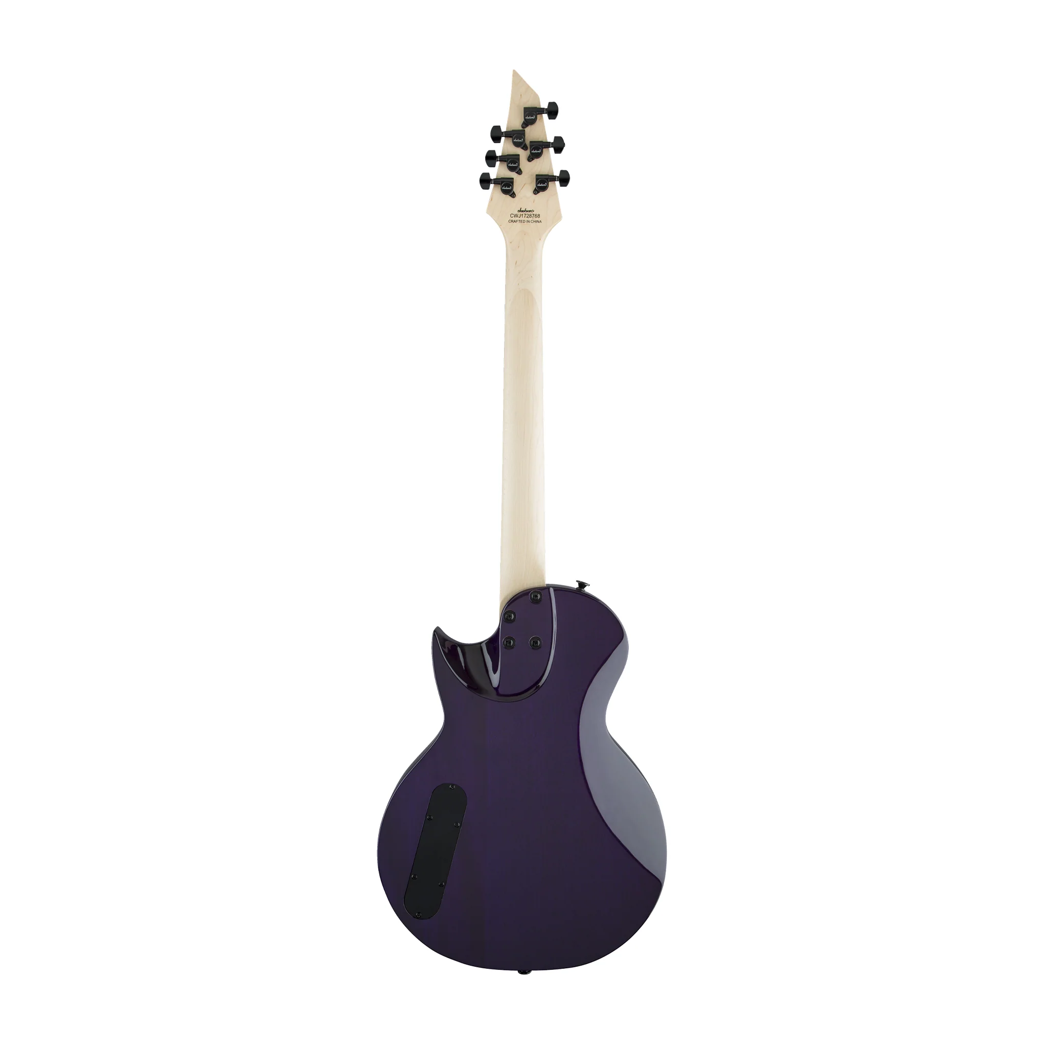 Jackson JS Series Monarkh SC JS22Q Electric Guitar, Amaranth FB, Transparent Purple Burst - Image 2