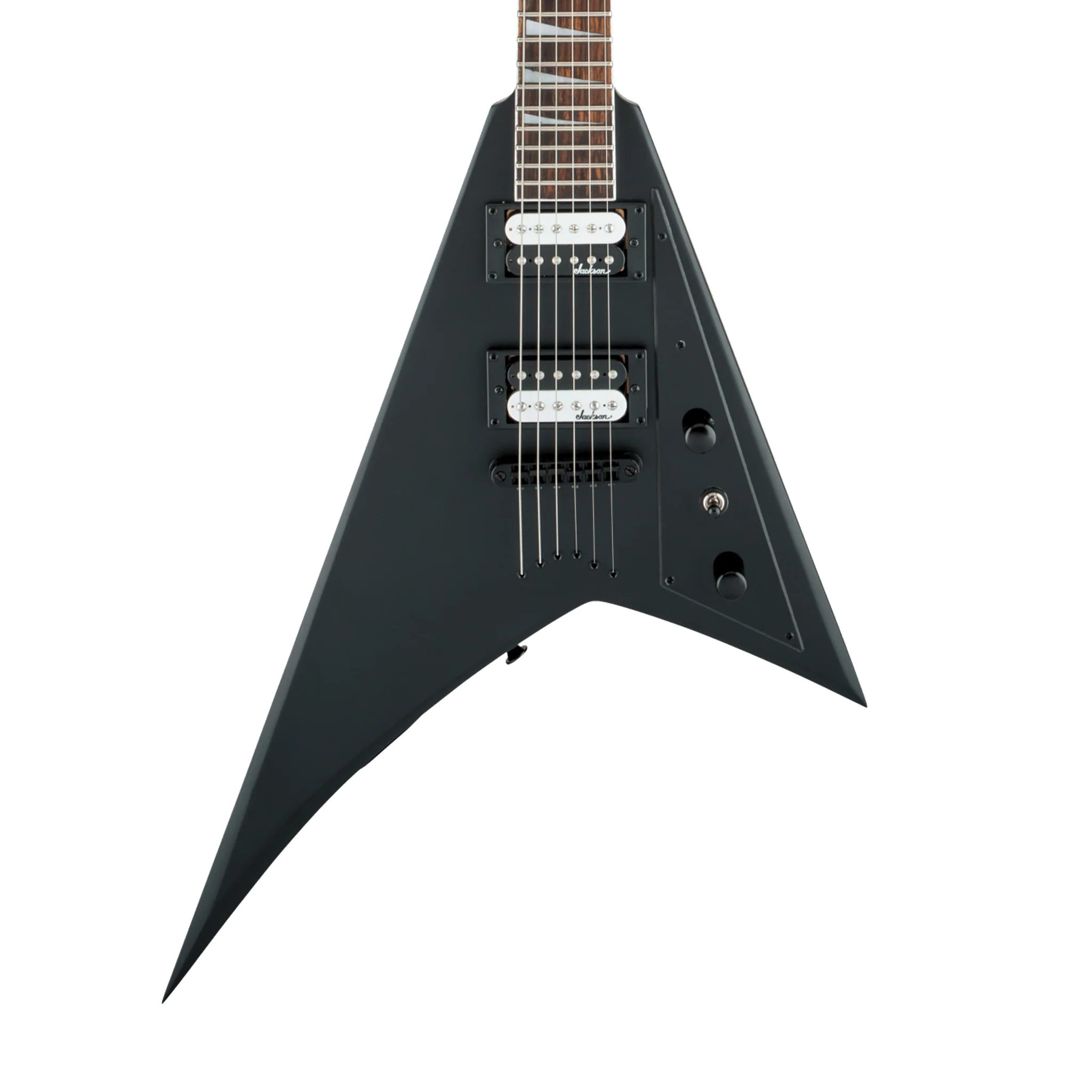 Jackson JS Series Rhoads JS32T Electric Guitar, Amaranth FB, Satin Black - Image 3