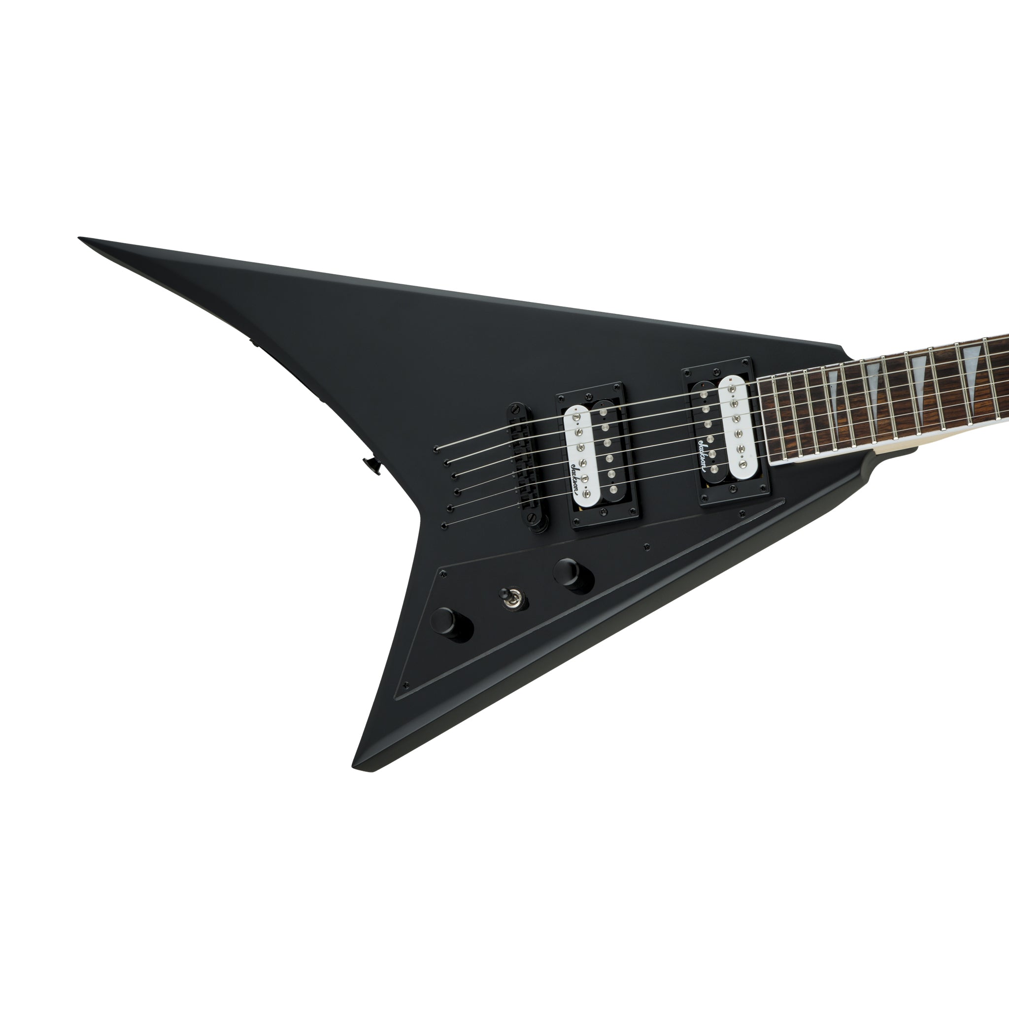 Jackson JS Series Rhoads JS32T Electric Guitar, Amaranth FB, Satin Black - Image 5