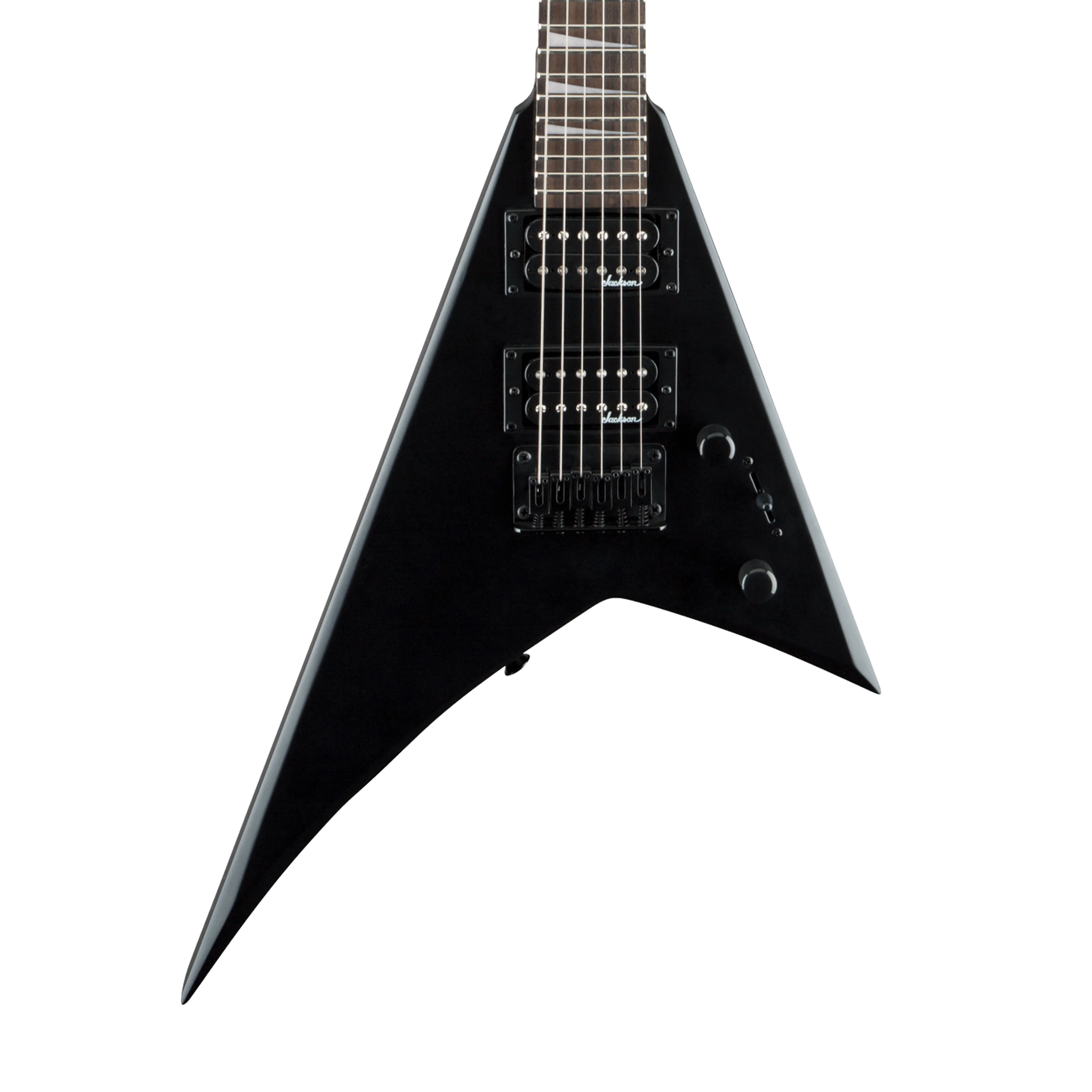 Jackson JS Series RR Minion JS1X Electric Guitar, Amaranth FB, Satin Black - Image 3