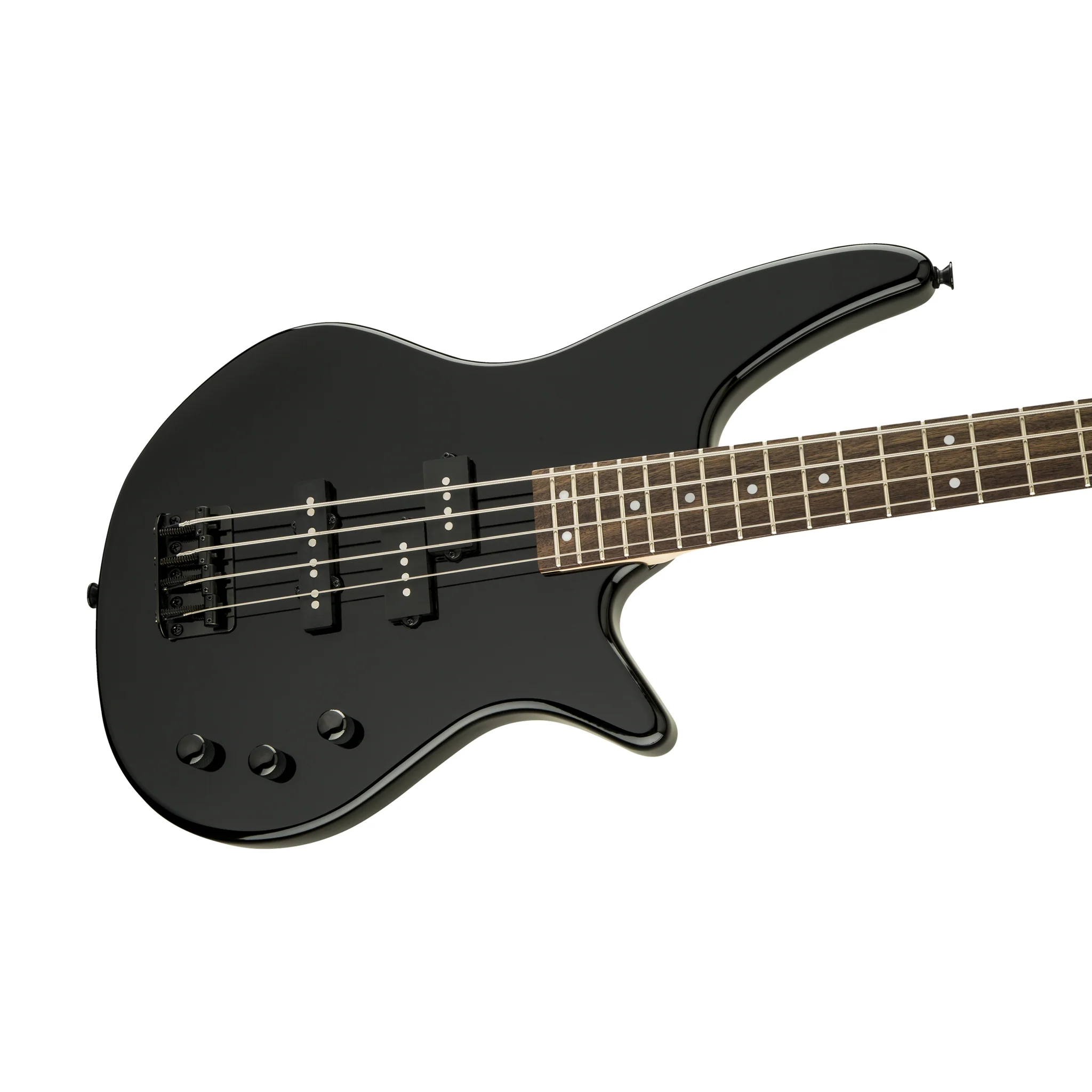 Jackson JS Series Spectra JS2 Bass Guitar, Laurel FB, Gloss Black - Image 3