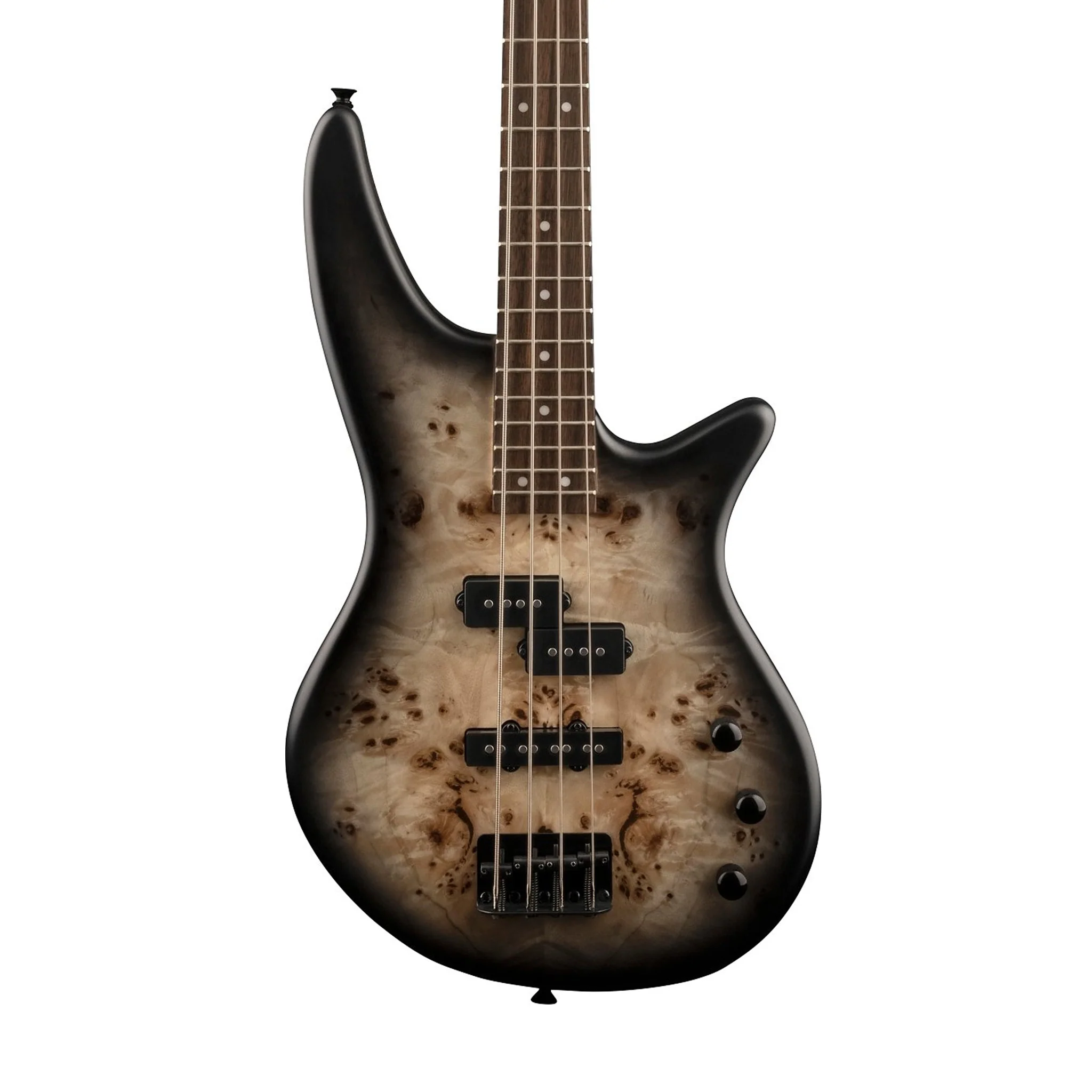 Jackson JS Series Spectra JS2P IV Electric Bass Guitar, Laurel FB, Black Burst - Image 3