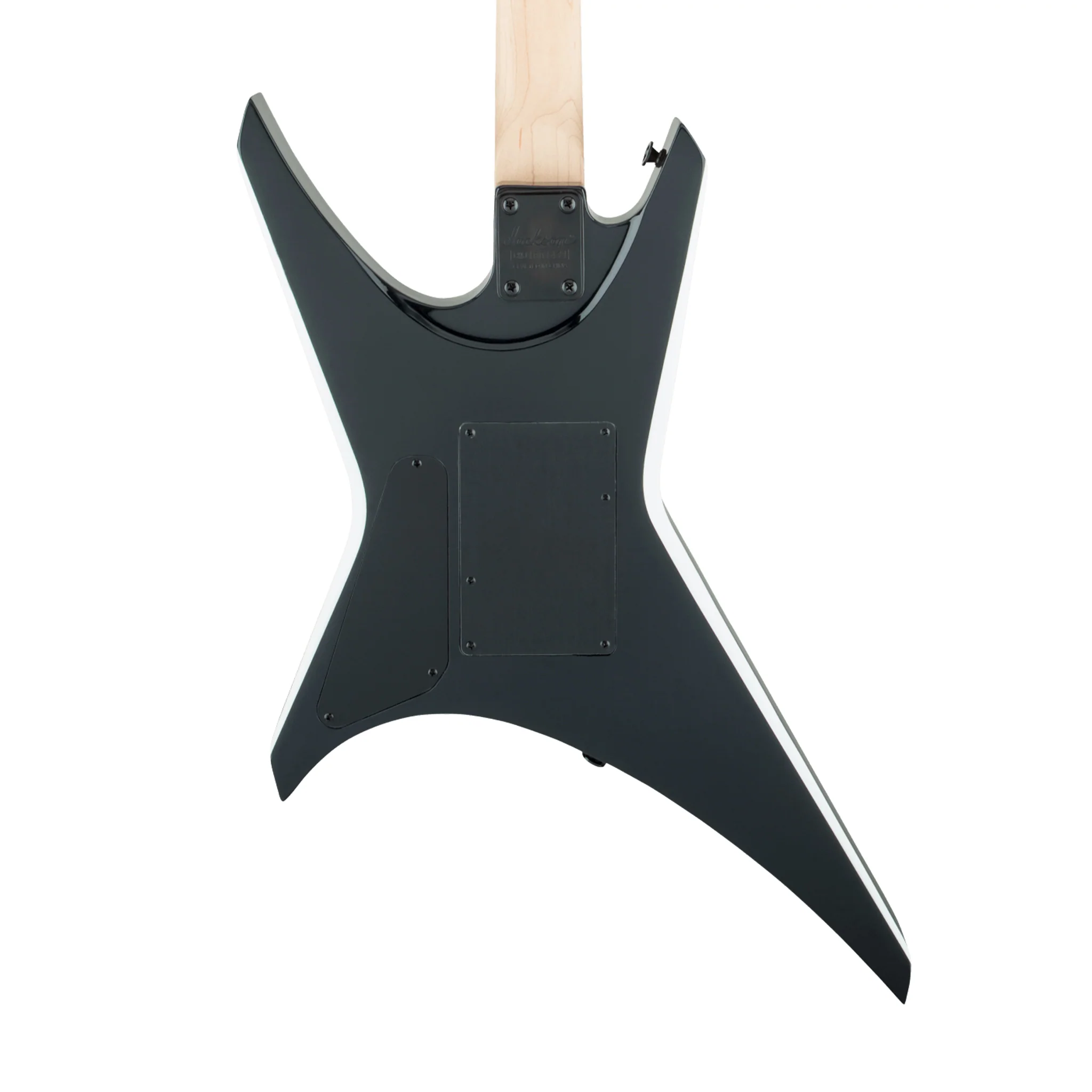Jackson JS Series Warrior JS32 Electric Guitar, Amaranth FB, Black w/White Bevels - Image 4