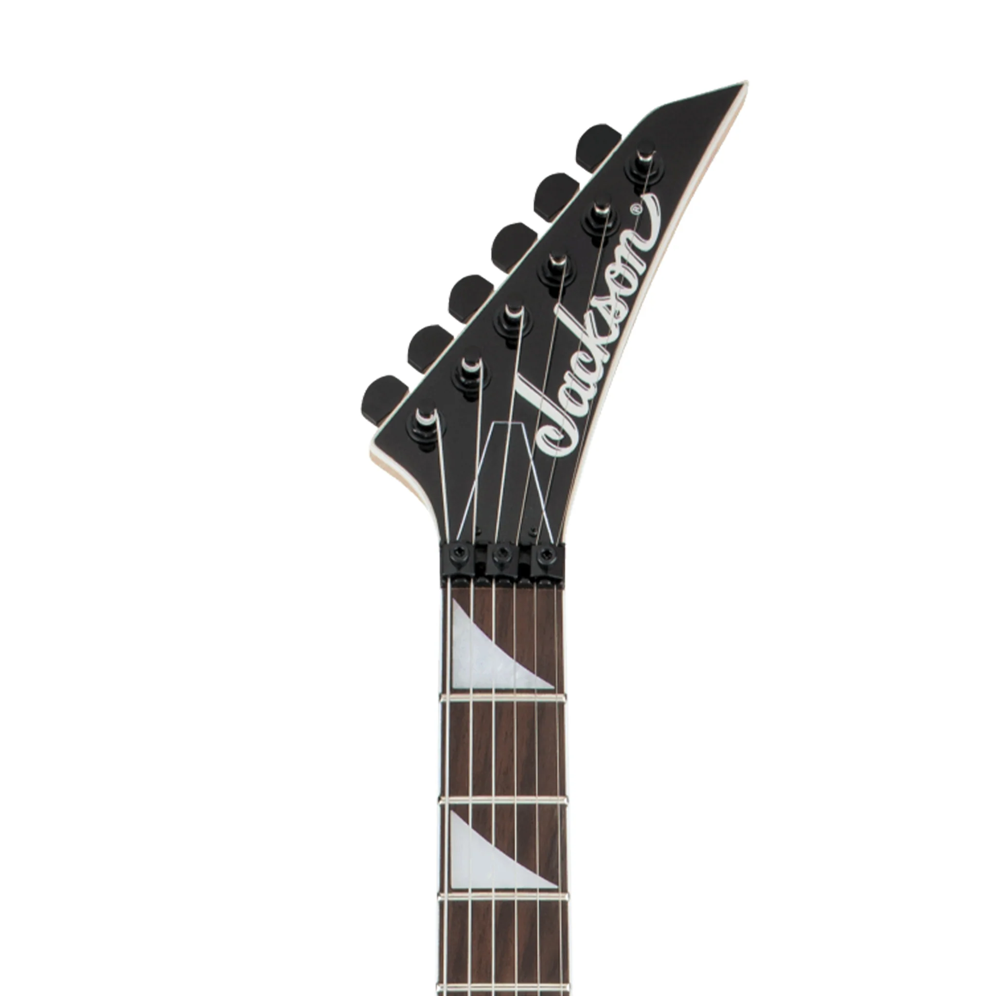 Jackson JS Series Warrior JS32 Electric Guitar, Amaranth FB, Black w/White Bevels - Image 6