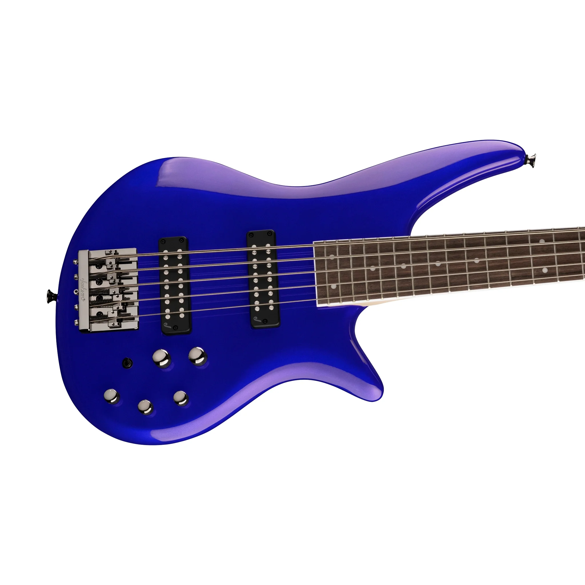 Jackson JS Spectra Bass JS3 V 5-String Bass Guitar, Indigo Blue - Image 5