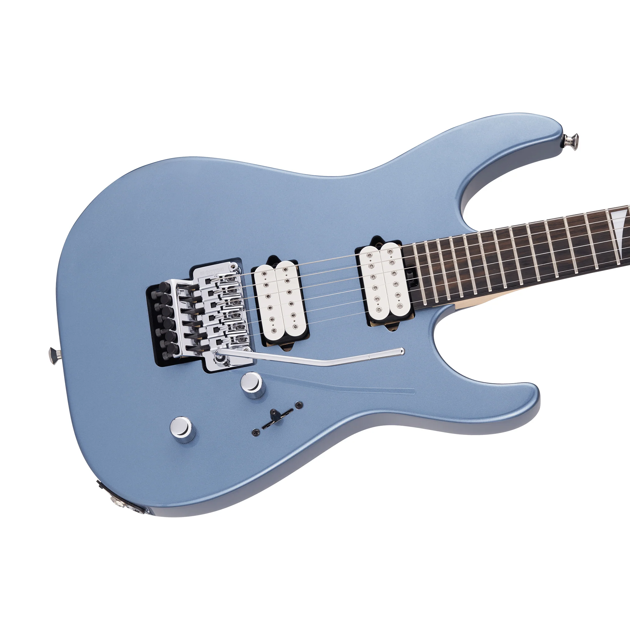Jackson MJ Series Dinky DKR Electric Guitar, Ebony FB, Ice Blue Metallic - Image 5