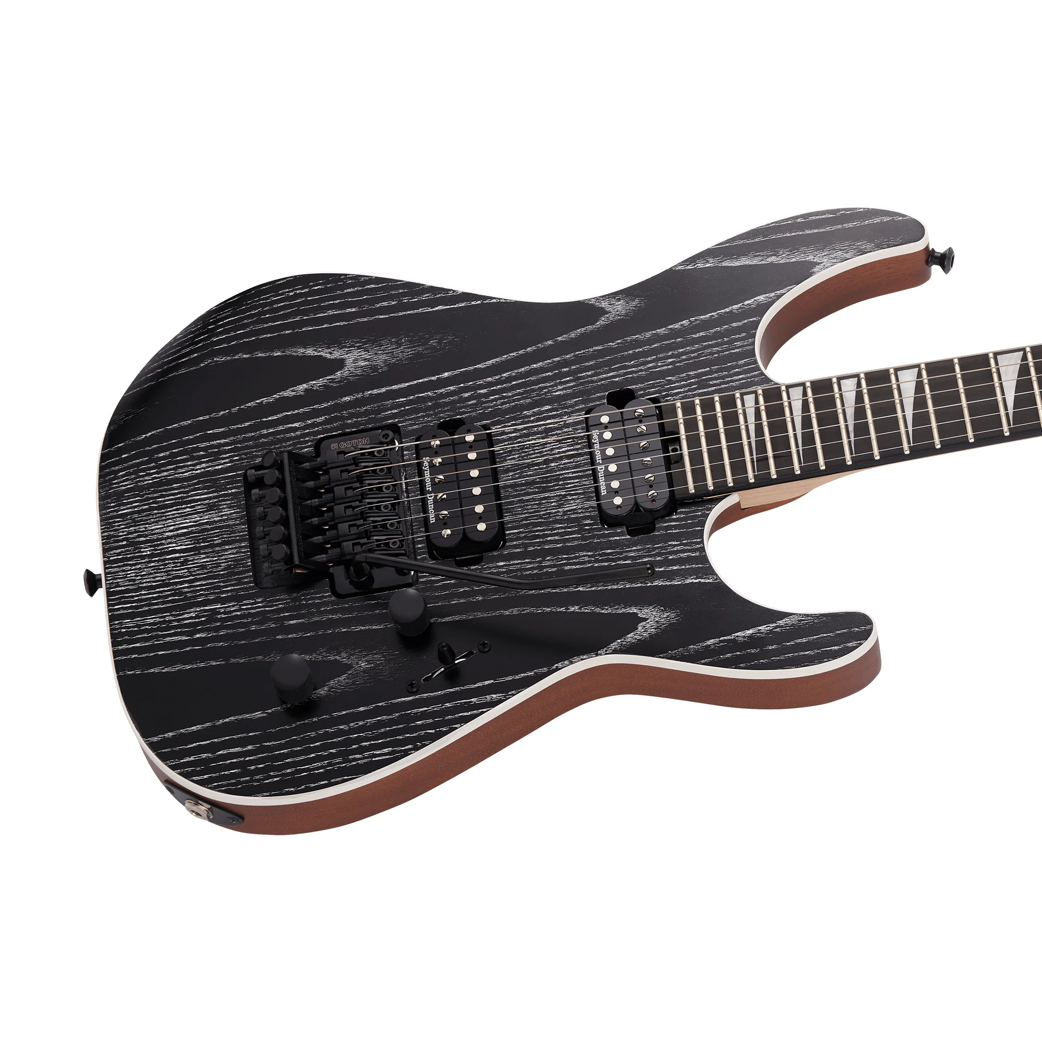 Jackson MJ Series Dinky DKRA Electric Guitar, Ebony FB, Matte Black Ash - Image 3