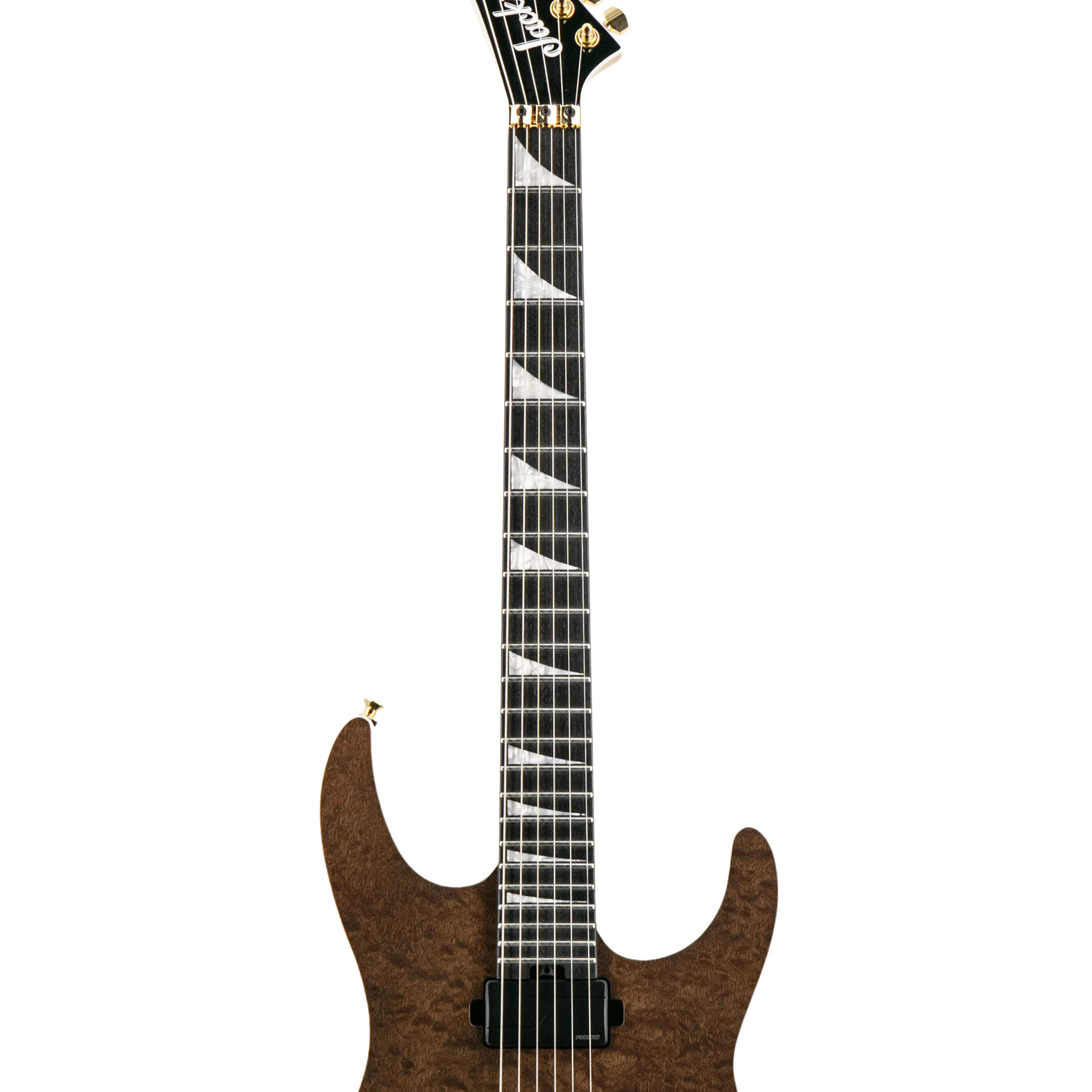 Jackson MJ Series Dinky DKRP Burl Mahogany Fluence Electric Guitar, Ebony FB, Dark Mocha - Image 5