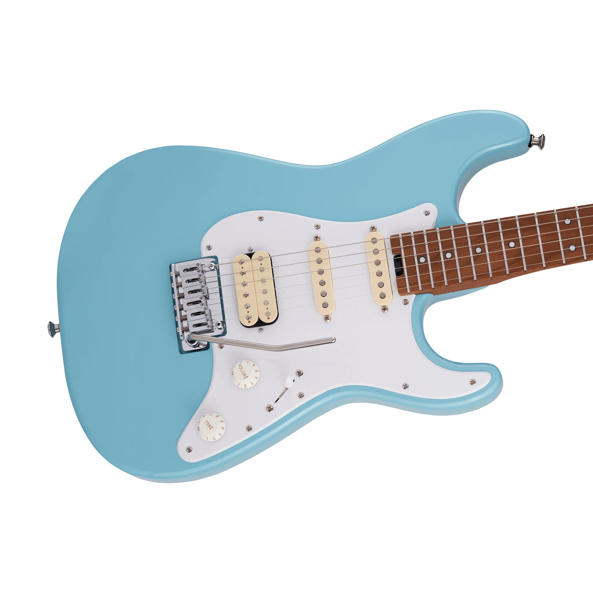Jackson MJ Series Signature Misha Mansoor So-Cal 2PT Electric Guitar, Maple FB, Daphne Blue - Image 3