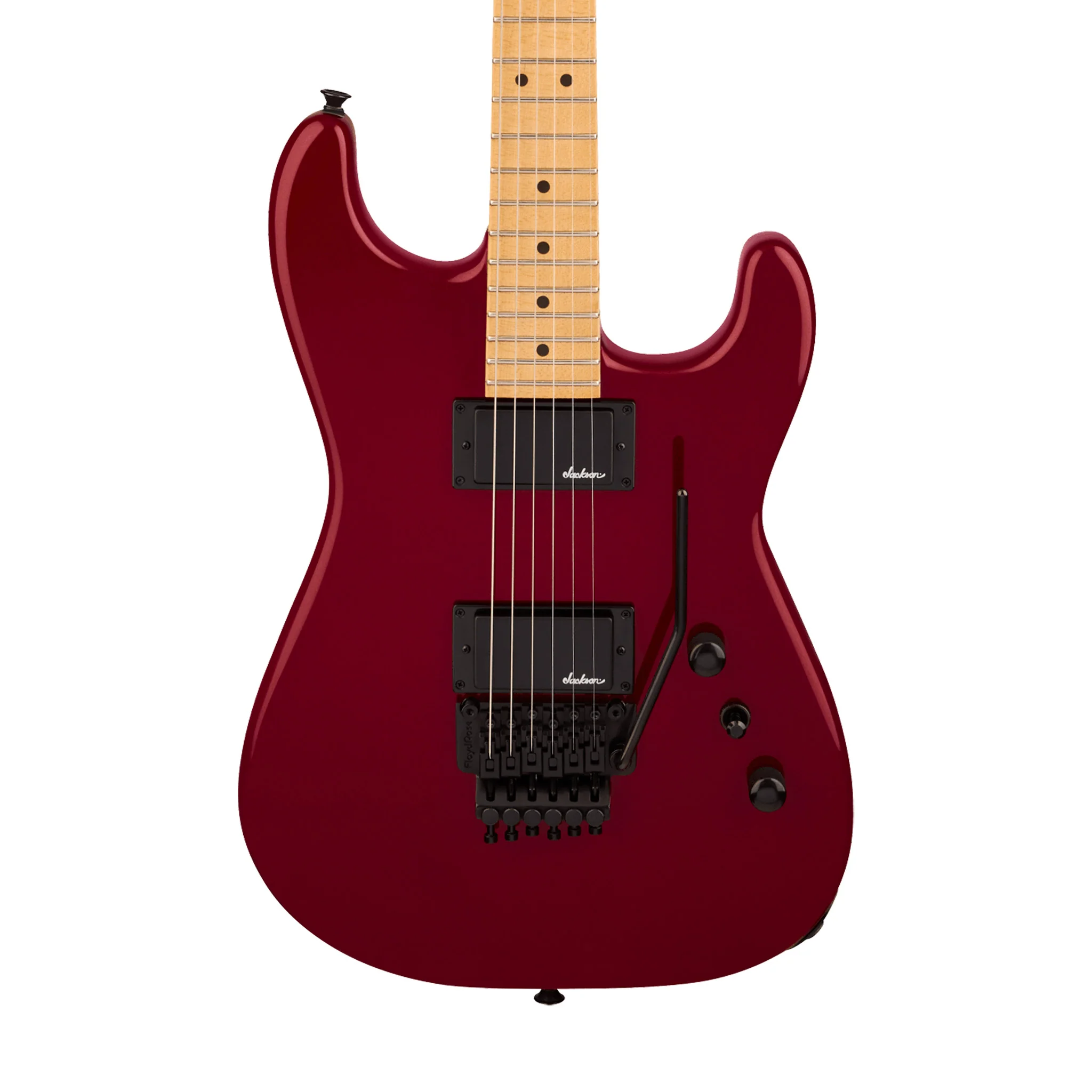 Jackson Pro Origins 1985 San Dimas SD1 HH Electric Guitar, Maple FB, Candy Apple Red - Image 3