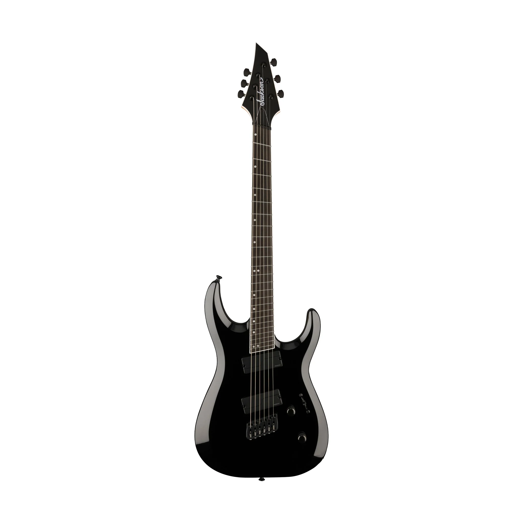 Jackson Pro Plus Series Dinky MDK MS HT6 Electric Guitar, Gloss Black (B-Stock)