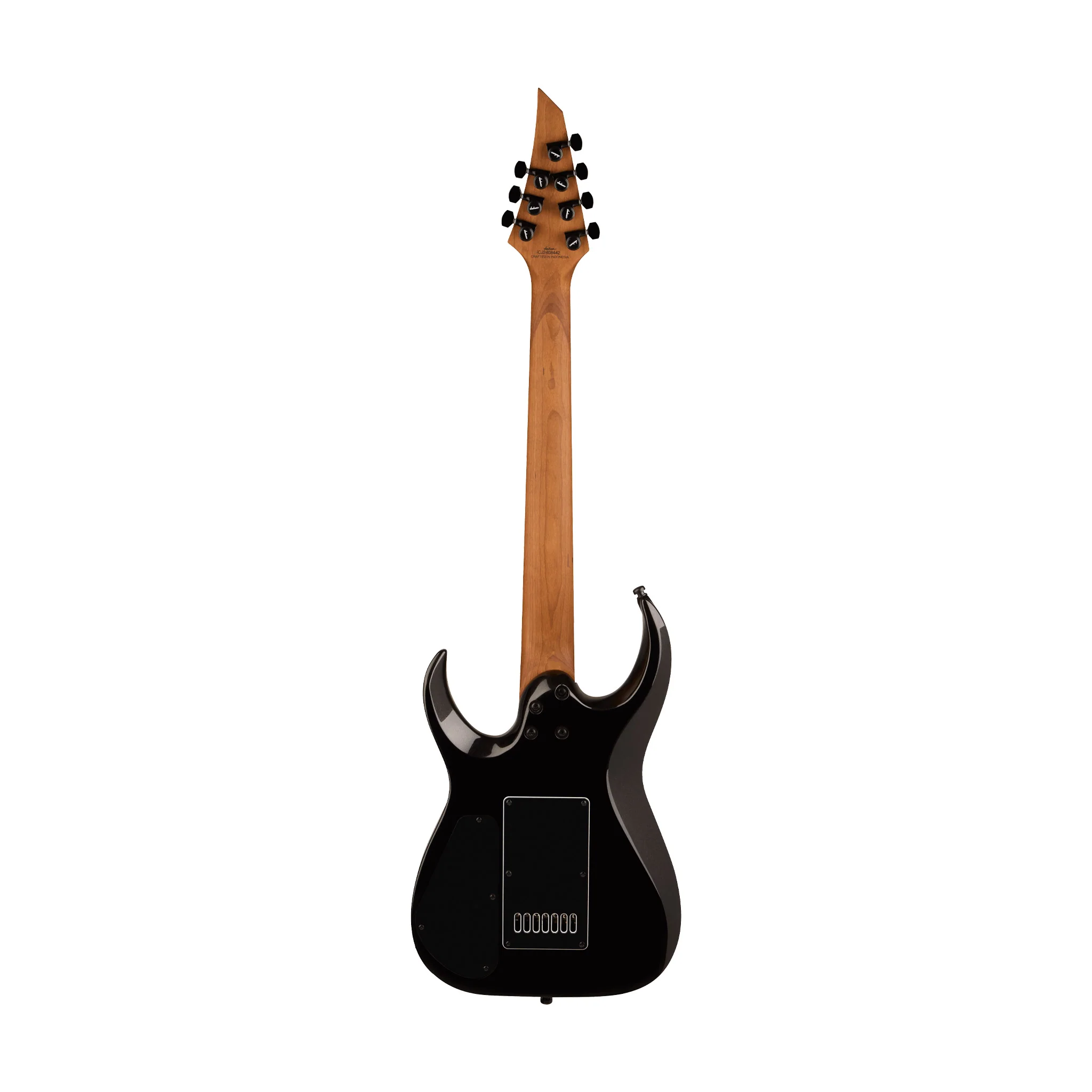 Jackson Pro Plus Series Signature Misha Mansoor Juggernaut ET7 Guitar, Ebony FB, Metallic Black - Image 2
