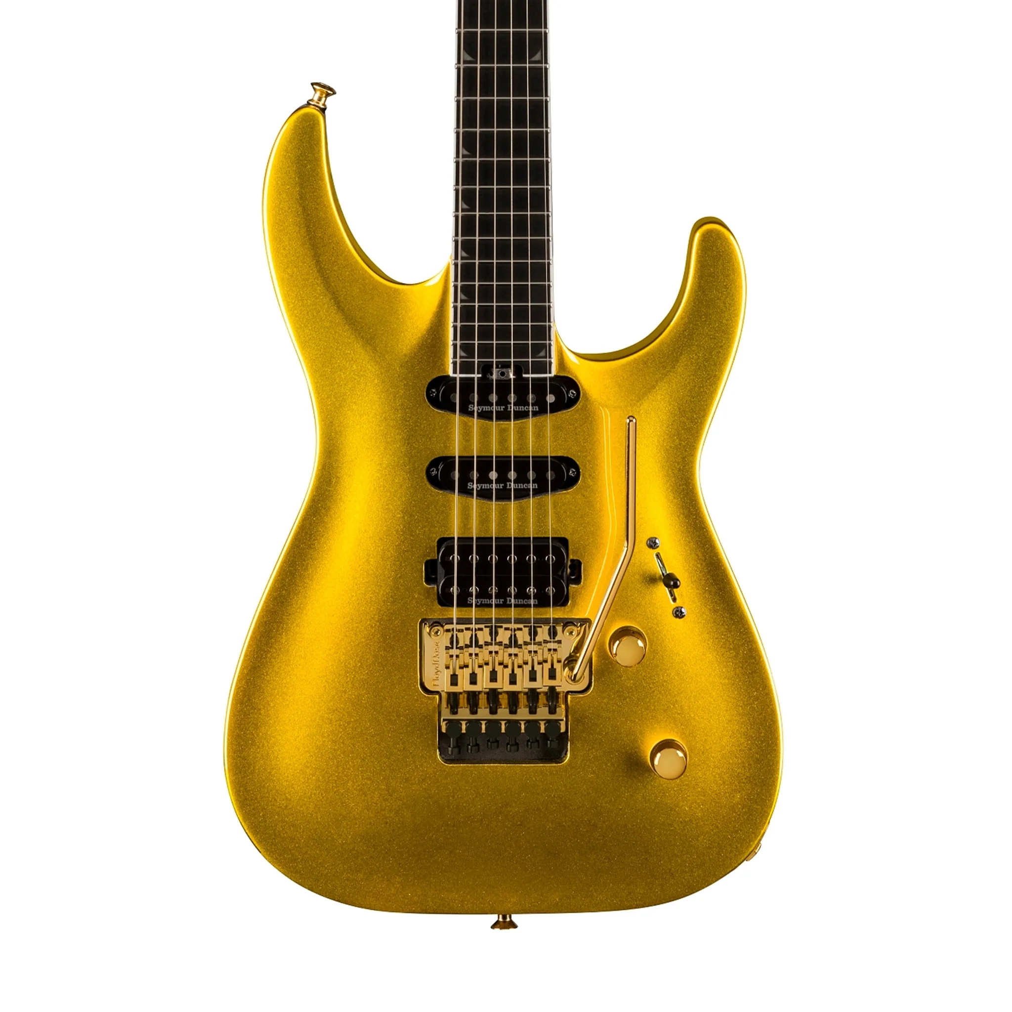 Jackson Pro Plus Series Soloist SLA3 Electric Guitar, Ebony FB, Gold Bullion - Image 3