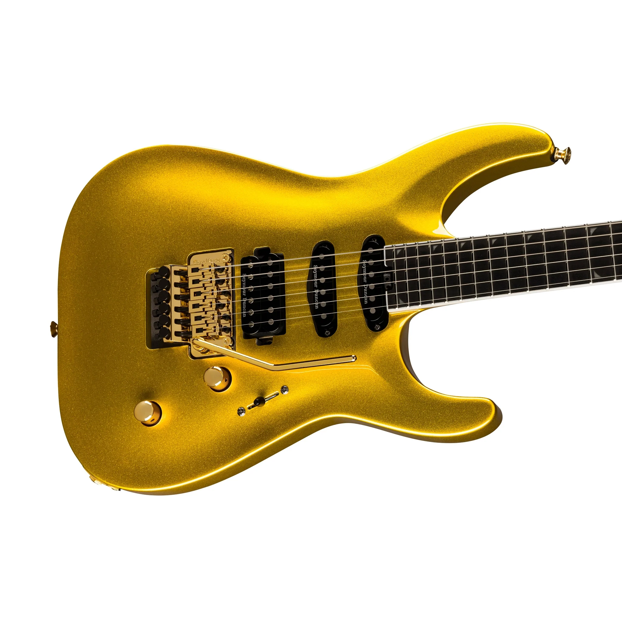 Jackson Pro Plus Series Soloist SLA3 Electric Guitar, Ebony FB, Gold Bullion - Image 5