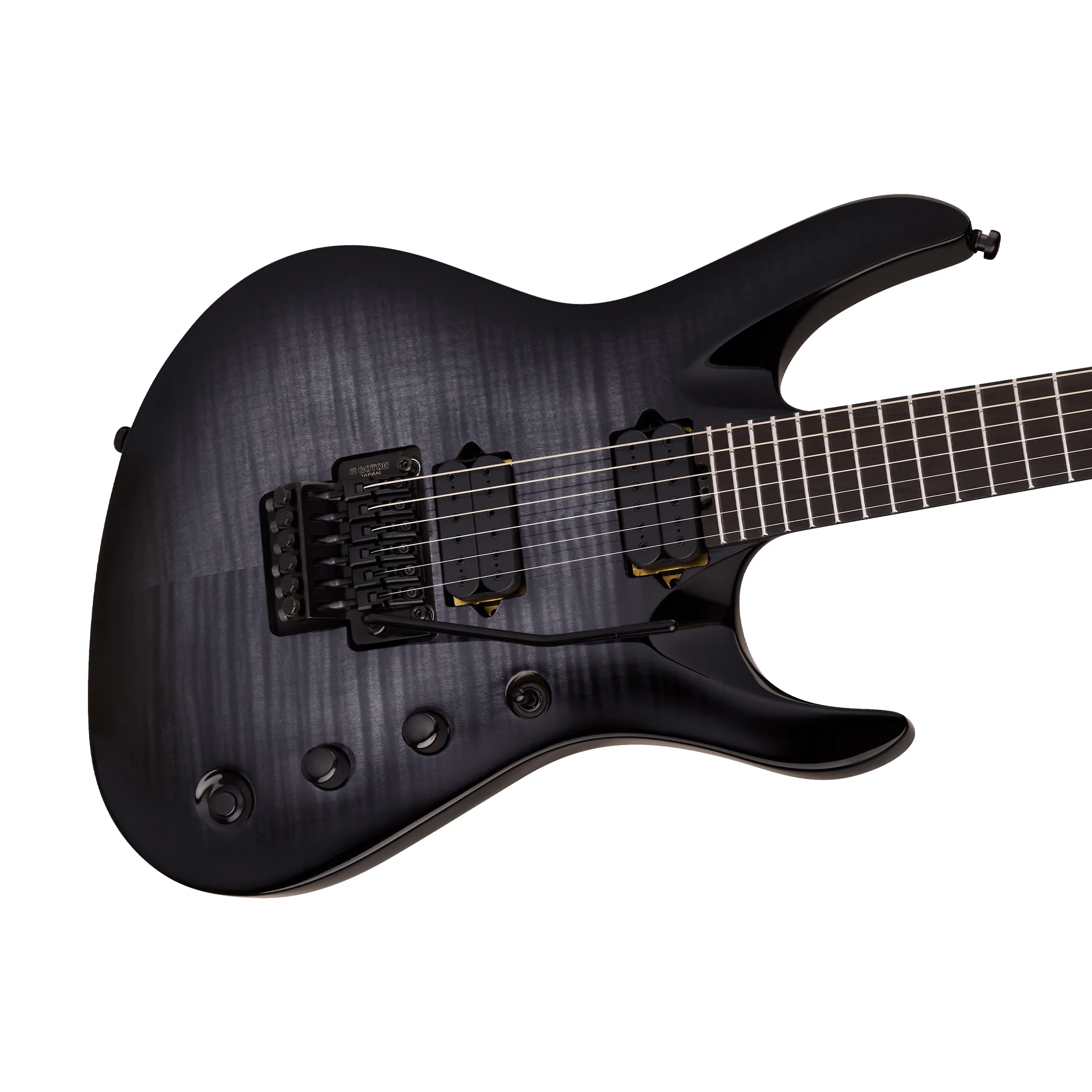 Jackson Pro Plus Signature Chris Broderick Soloist 6 Electric Guitar, Ebony FB, Transparent Black - Image 5