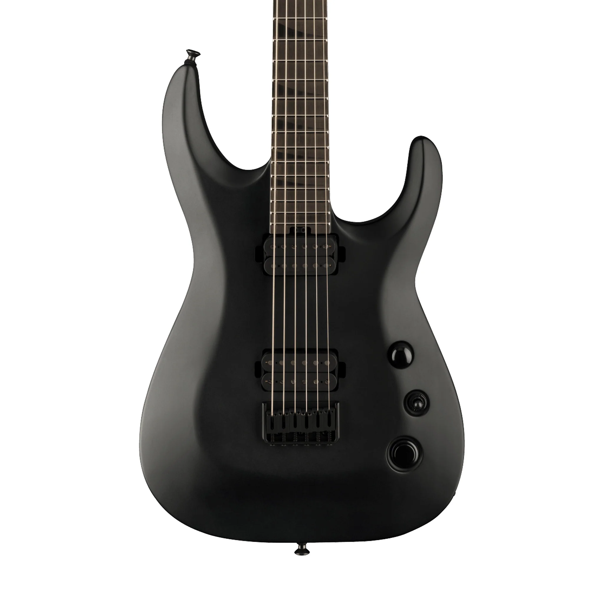Jackson Pro Plus XT Soloist SLAT HT6 Baritone Electric Guitar, Ebony FB, Satin Black - Image 3