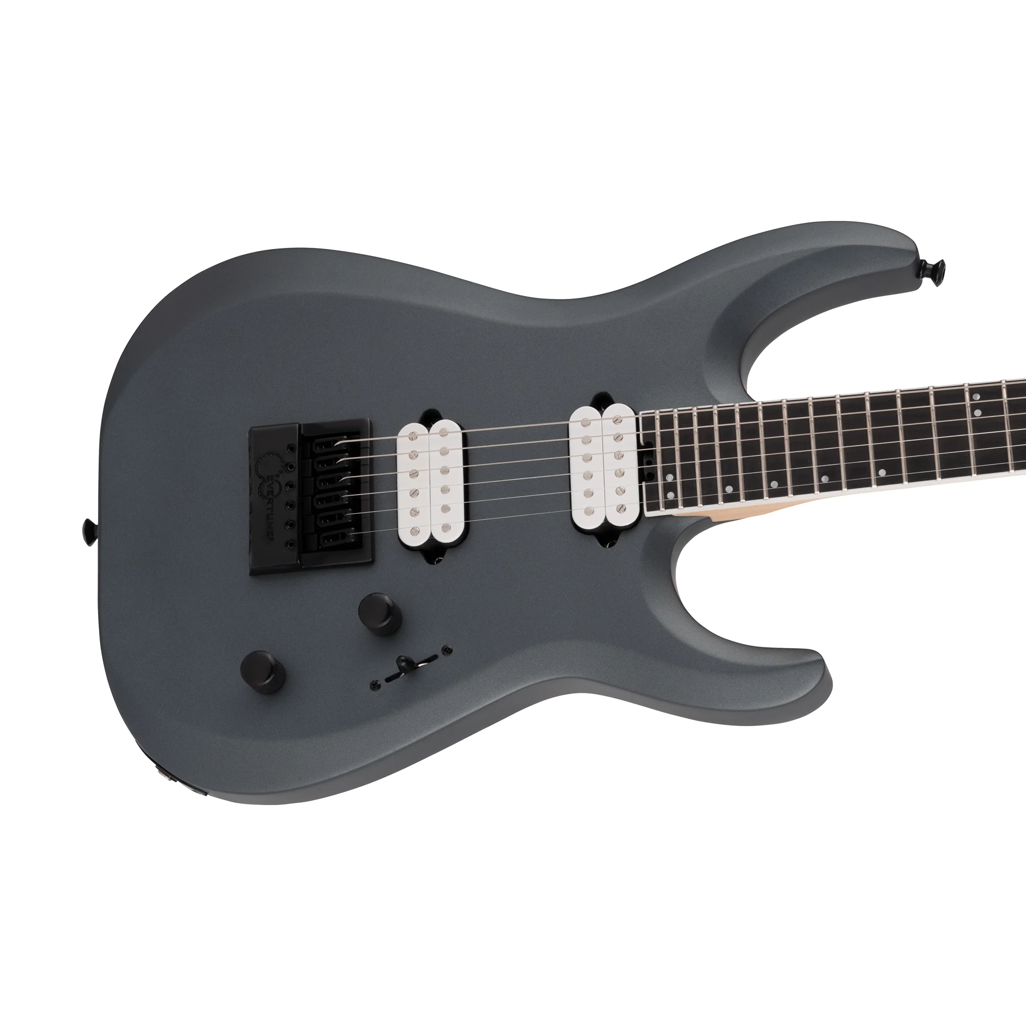 Jackson Pro Series Dinky DK Modern ET 6 Electric Guitar, Ebony FB, Satin Graphite - Image 3
