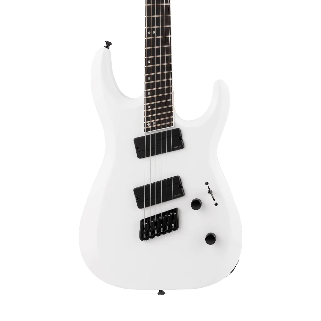 Jackson Pro Series Dinky DK Modern MS HT6 Electric Guitar, Ebony FB, Snow White - Image 3