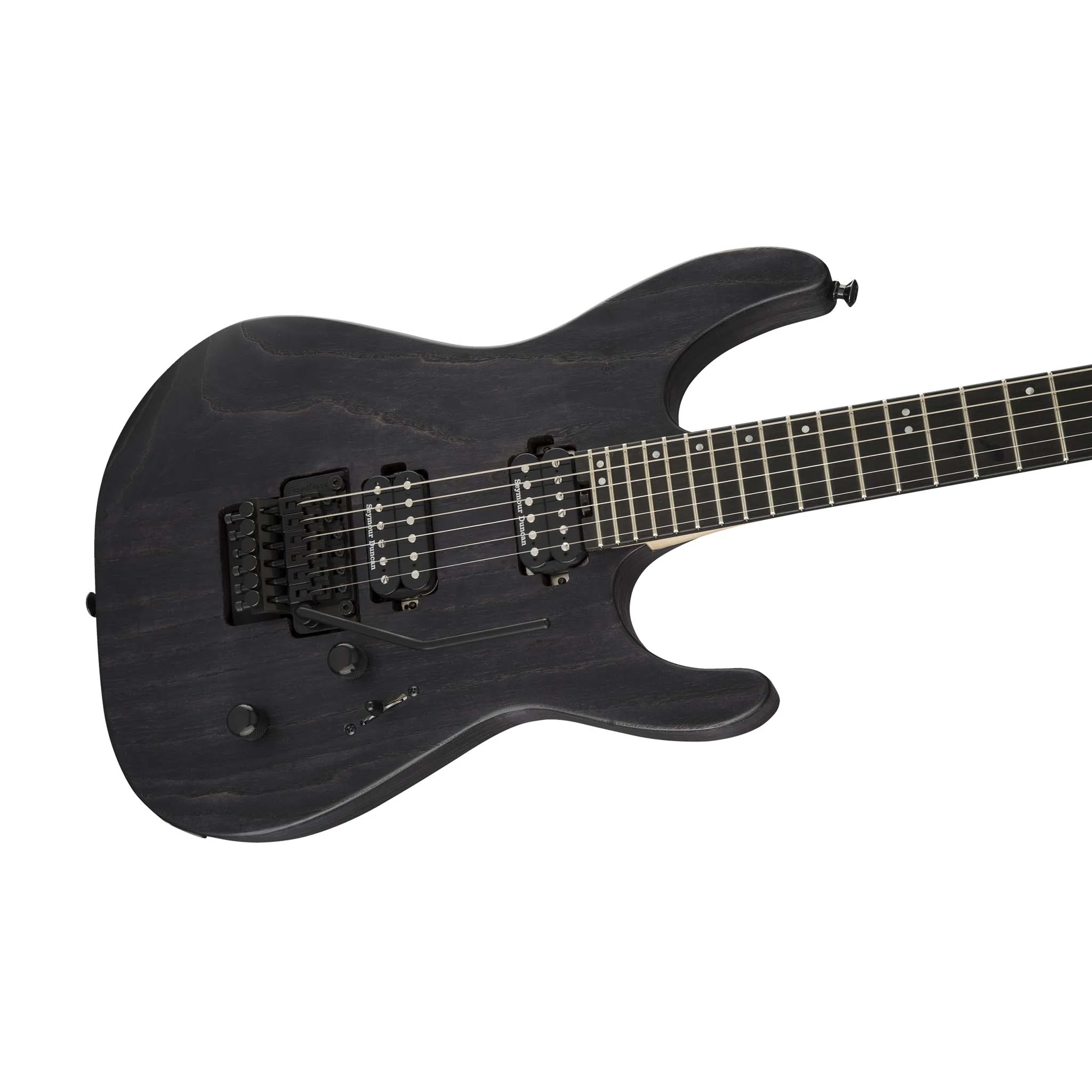 Jackson Pro Series Dinky DK2 Ash Electric Guitar, Ebony FB, Charcoal Grey - Image 5