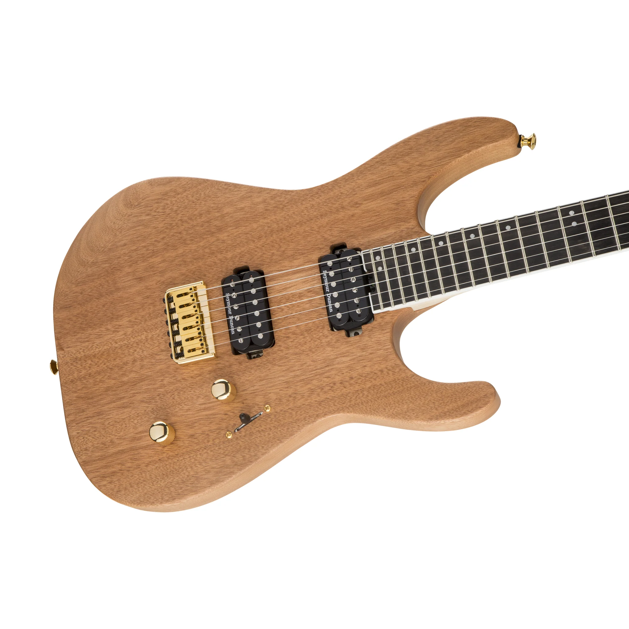 Jackson Pro Series Dinky DK2 HT MAH Electric Guitar, Ebony FB, Natural Mahogany - Image 5