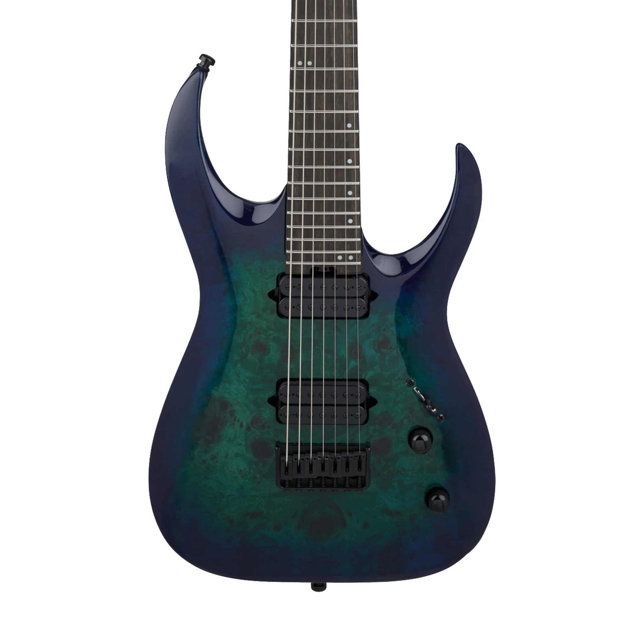 Jackson Pro Series Misha Mansoor Juggernaut HT7P Electric Guitar, Ebony FB, Chlorine Burst - Image 3