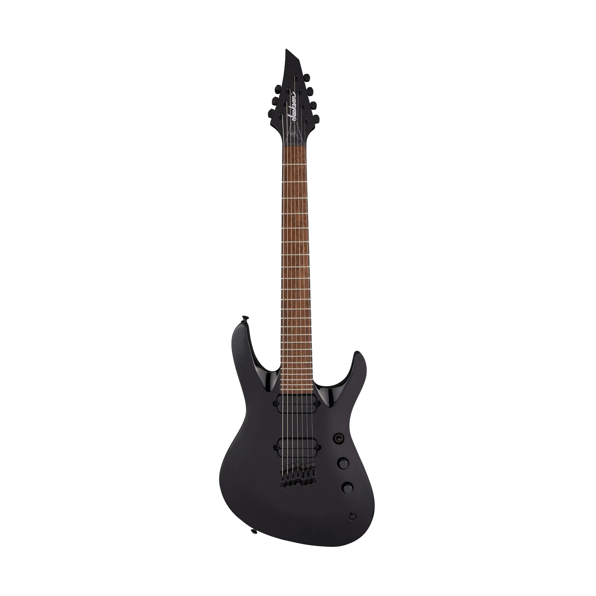 Jackson Pro Series Signature Chris Broderick Soloist HT7 Electric Guitar, Laurel FB, Gloss Black
