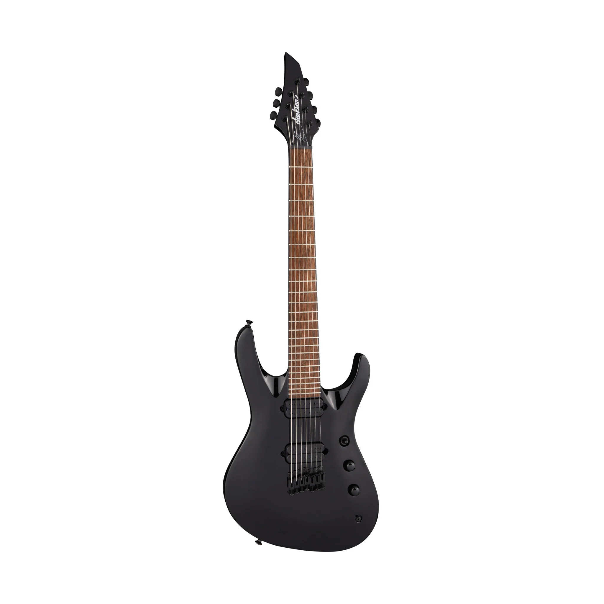 Jackson Pro Series Signature Chris Broderick Soloist HT7 Electric Guitar, Laurel FB, Gloss Black - Image 3
