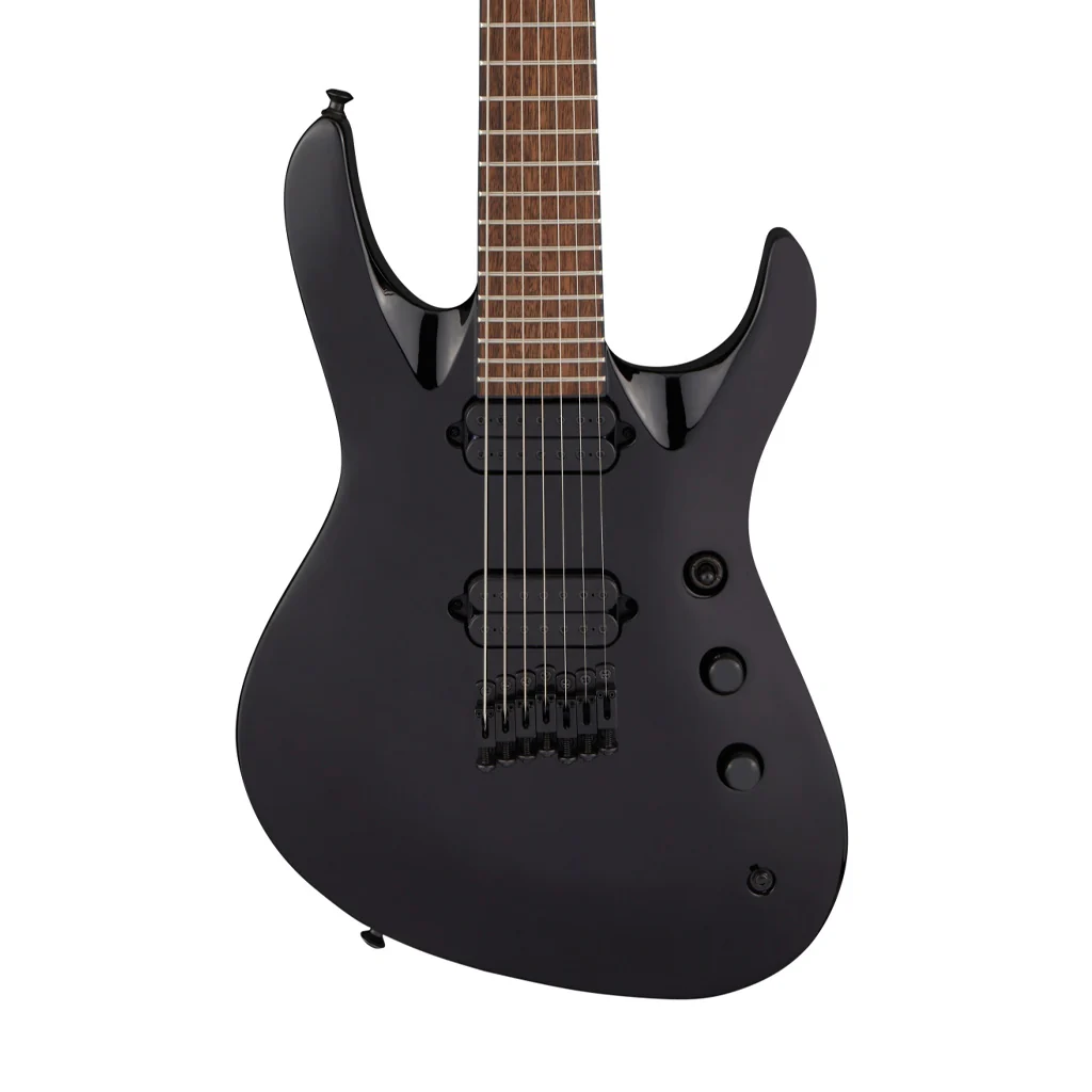 Jackson Pro Series Signature Chris Broderick Soloist HT7 Electric Guitar, Laurel FB, Gloss Black - Image 4