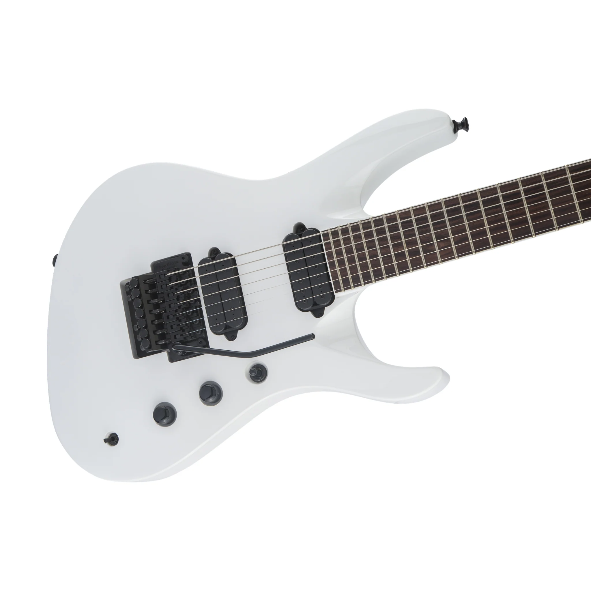 Jackson Pro Series Signature Chris Broderick Soloist SL7 7-String Electric Guitar, RW FB, Snow White - Image 3